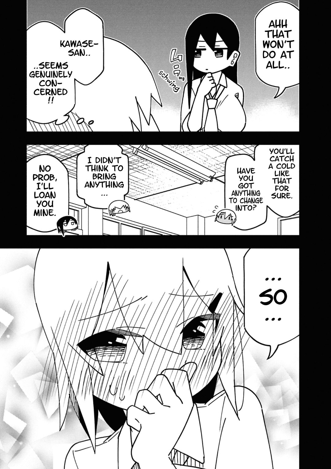 Maibara-kun wa Tsuyotsuyo Gal Kara Hanarerarenai Chapter 12 page 5 - 
