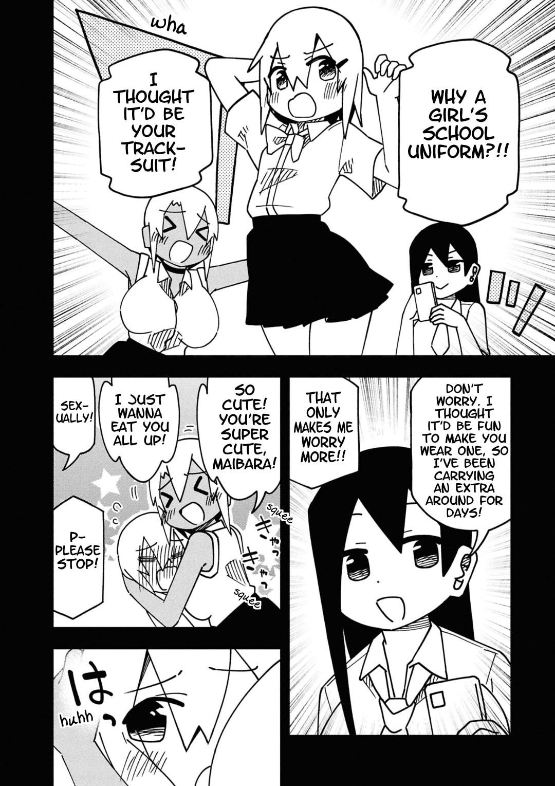 Maibara-kun wa Tsuyotsuyo Gal Kara Hanarerarenai Chapter 12 page 6 - 
