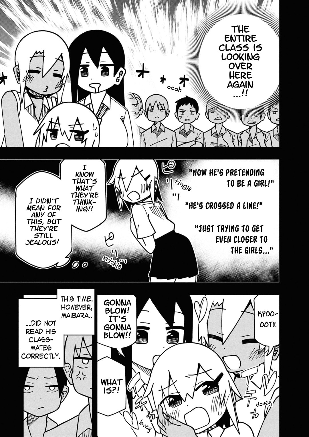 Maibara-kun wa Tsuyotsuyo Gal Kara Hanarerarenai Chapter 12 page 7 - 