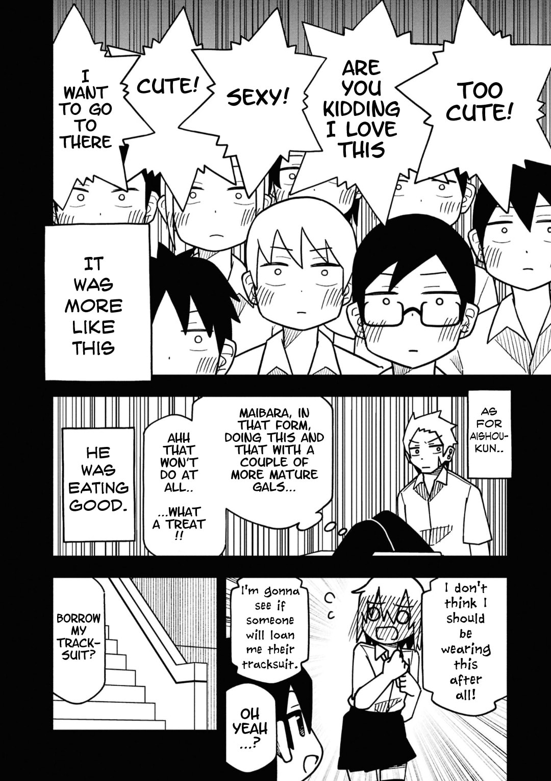 Maibara-kun wa Tsuyotsuyo Gal Kara Hanarerarenai Chapter 12 page 8 - 