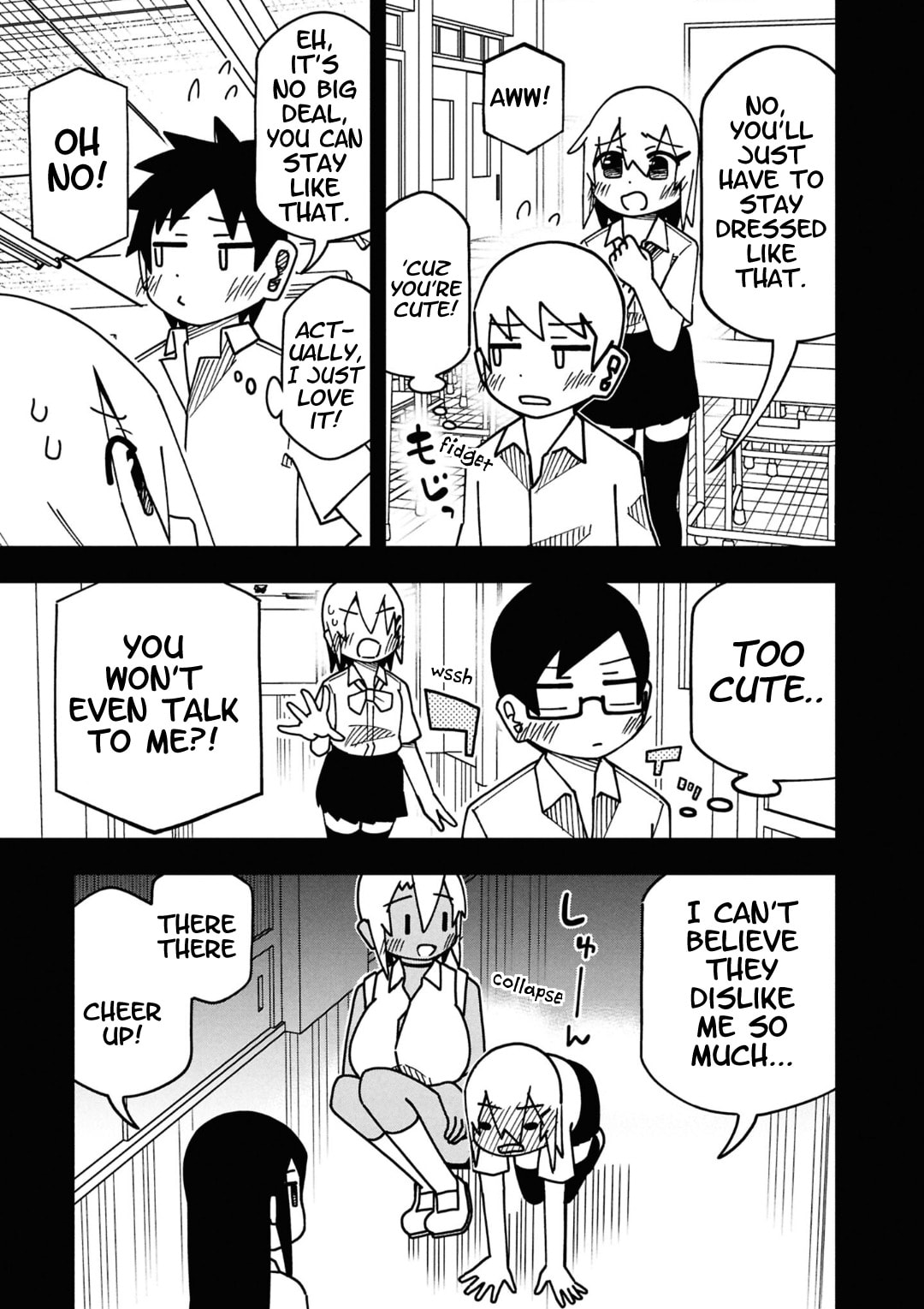 Maibara-kun wa Tsuyotsuyo Gal Kara Hanarerarenai Chapter 12 page 9 - 