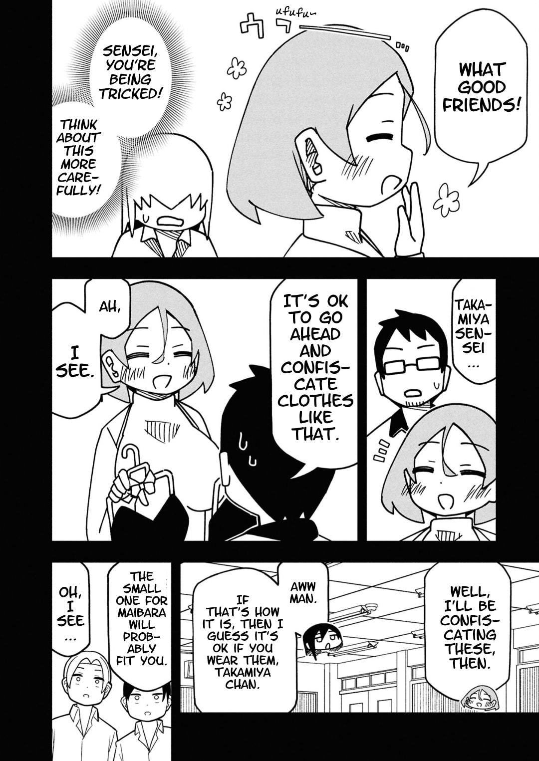 Maibara-kun wa Tsuyotsuyo Gal Kara Hanarerarenai Chapter 13 page 14 - 