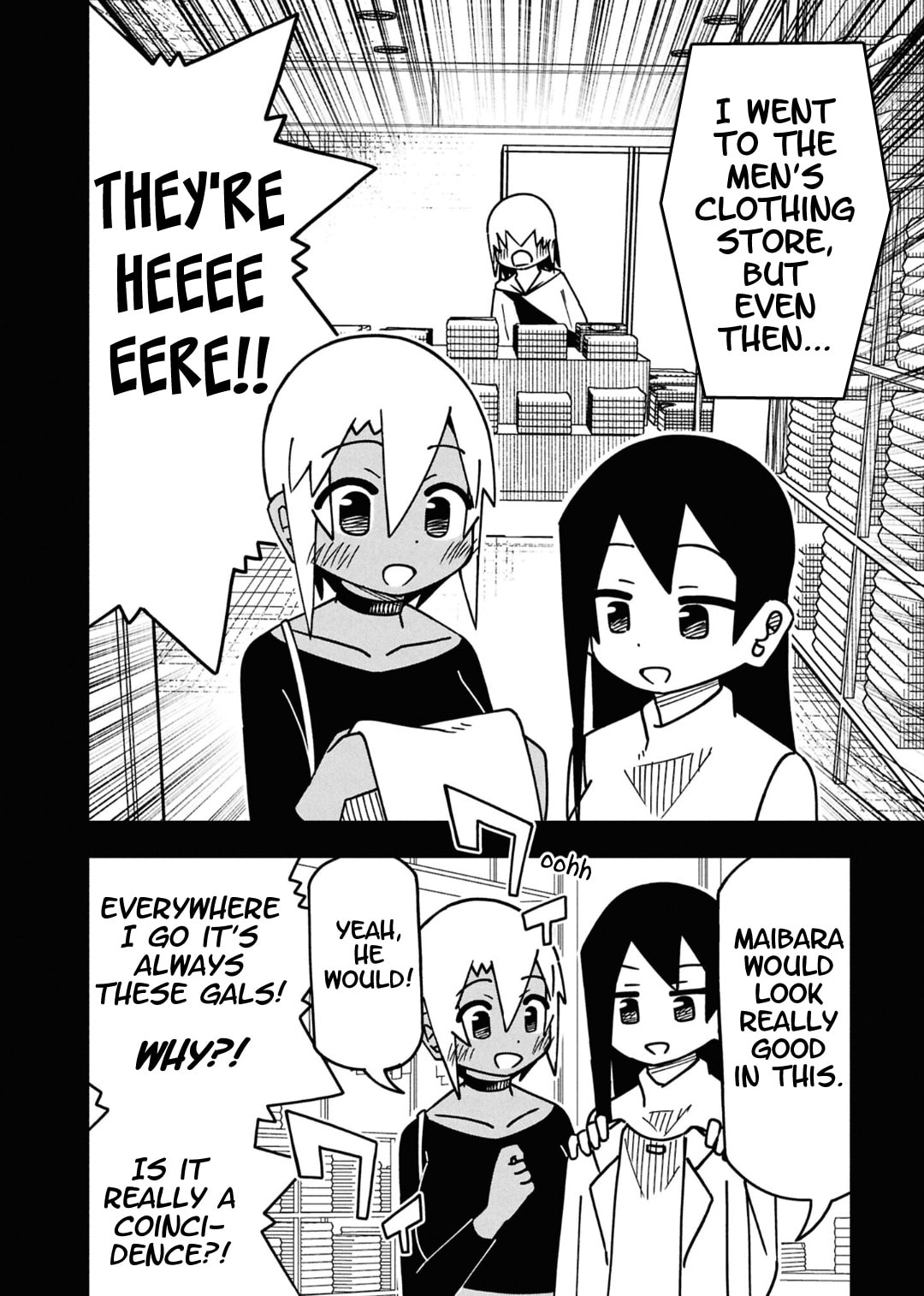 Maibara-kun wa Tsuyotsuyo Gal Kara Hanarerarenai Chapter 14 page 8 - 