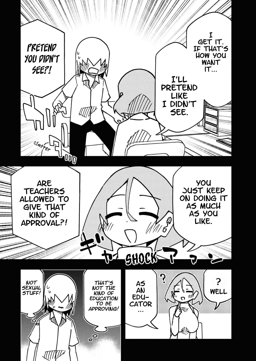 Maibara-kun wa Tsuyotsuyo Gal Kara Hanarerarenai Chapter 15 page 7 - 