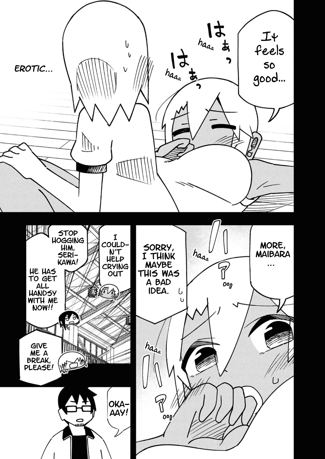 Maibara-kun wa Tsuyotsuyo Gal Kara Hanarerarenai Chapter 16 page 9 - 