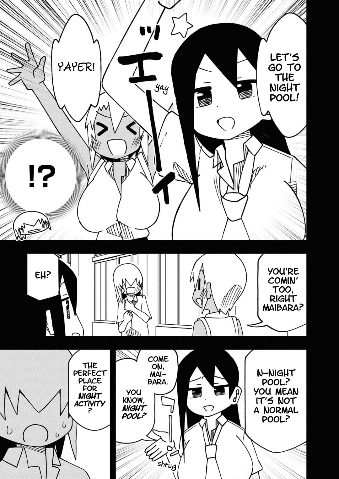 Maibara-kun wa Tsuyotsuyo Gal Kara Hanarerarenai Chapter 17 page 1 - 