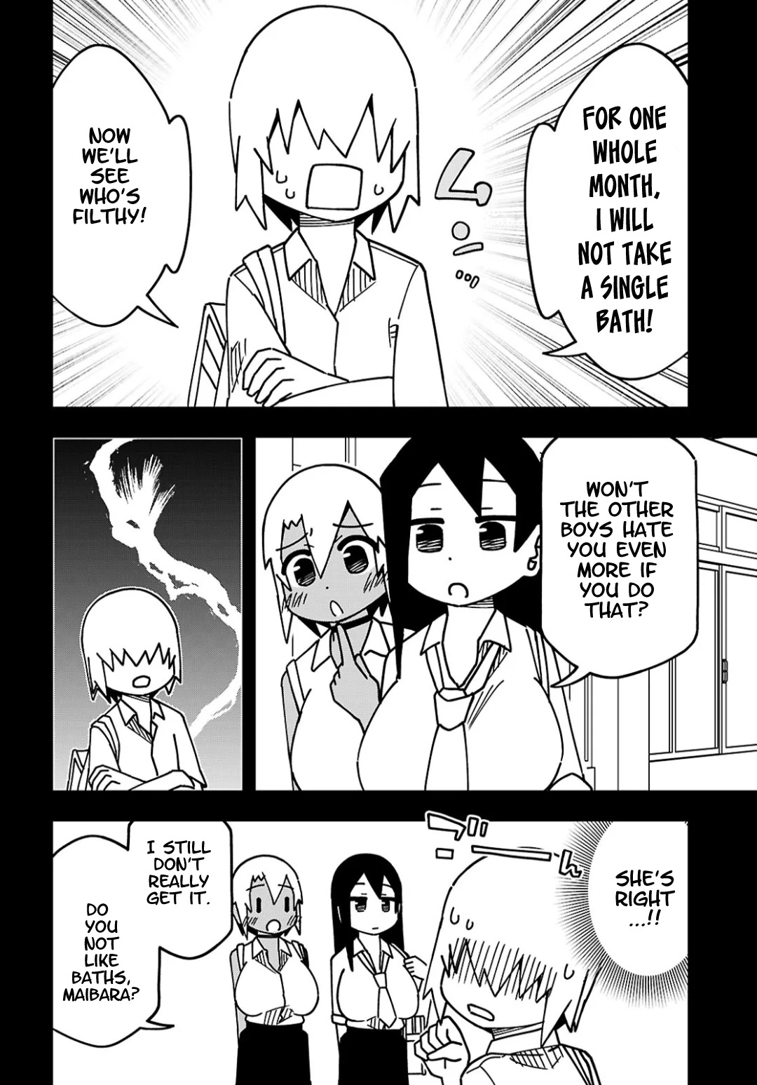 Maibara-kun wa Tsuyotsuyo Gal Kara Hanarerarenai Chapter 3 page 10 - 
