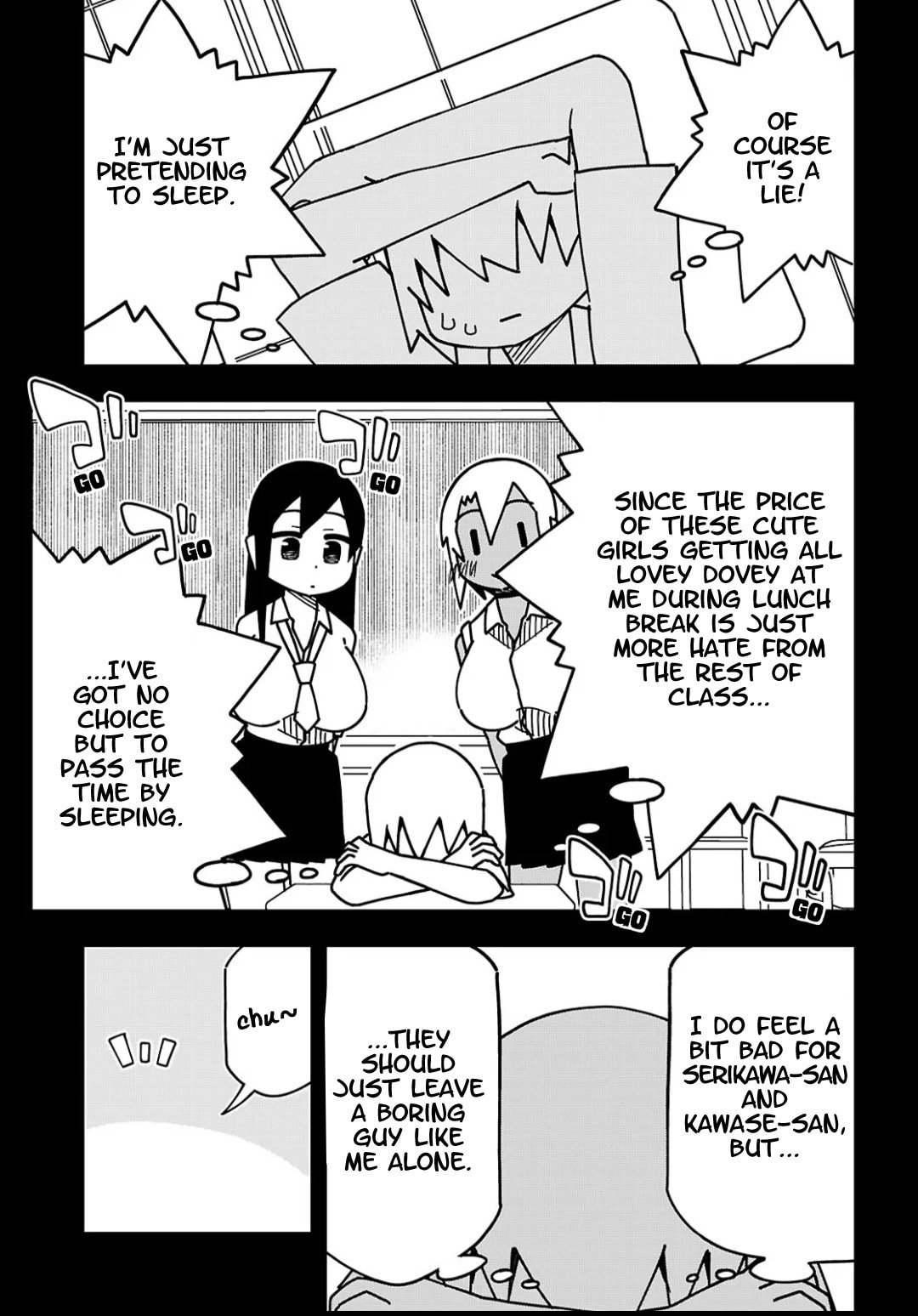Maibara-kun wa Tsuyotsuyo Gal Kara Hanarerarenai Chapter 4 page 3 - 