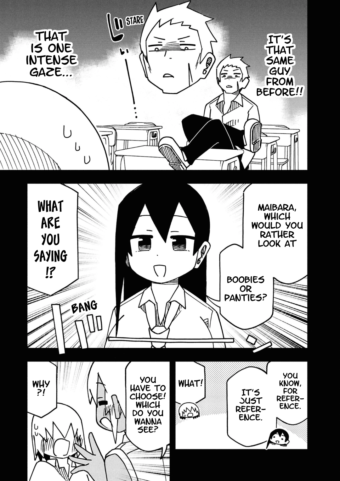 Maibara-kun wa Tsuyotsuyo Gal Kara Hanarerarenai Chapter 5 page 7 - 