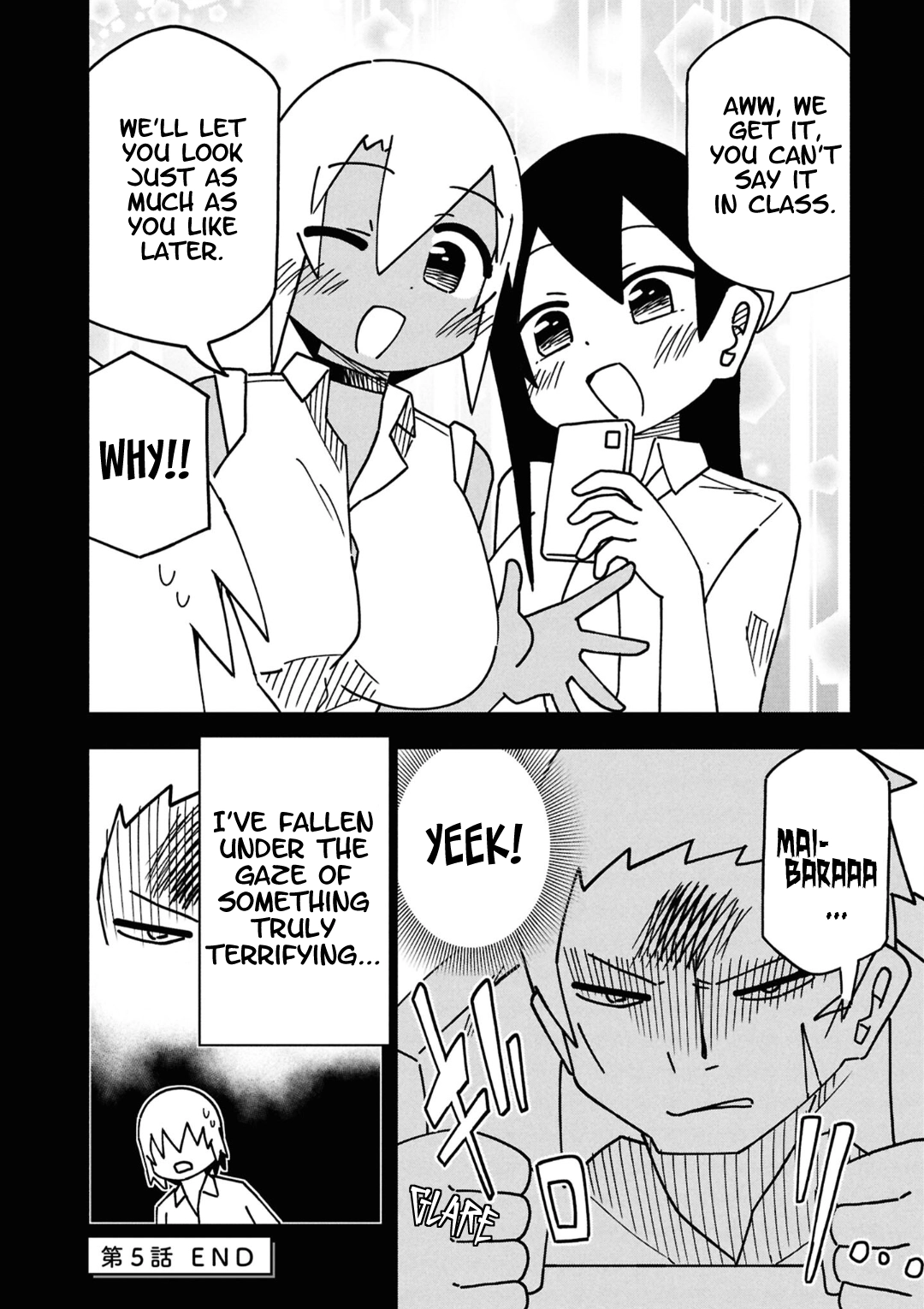 Maibara-kun wa Tsuyotsuyo Gal Kara Hanarerarenai Chapter 5 page 10 - 