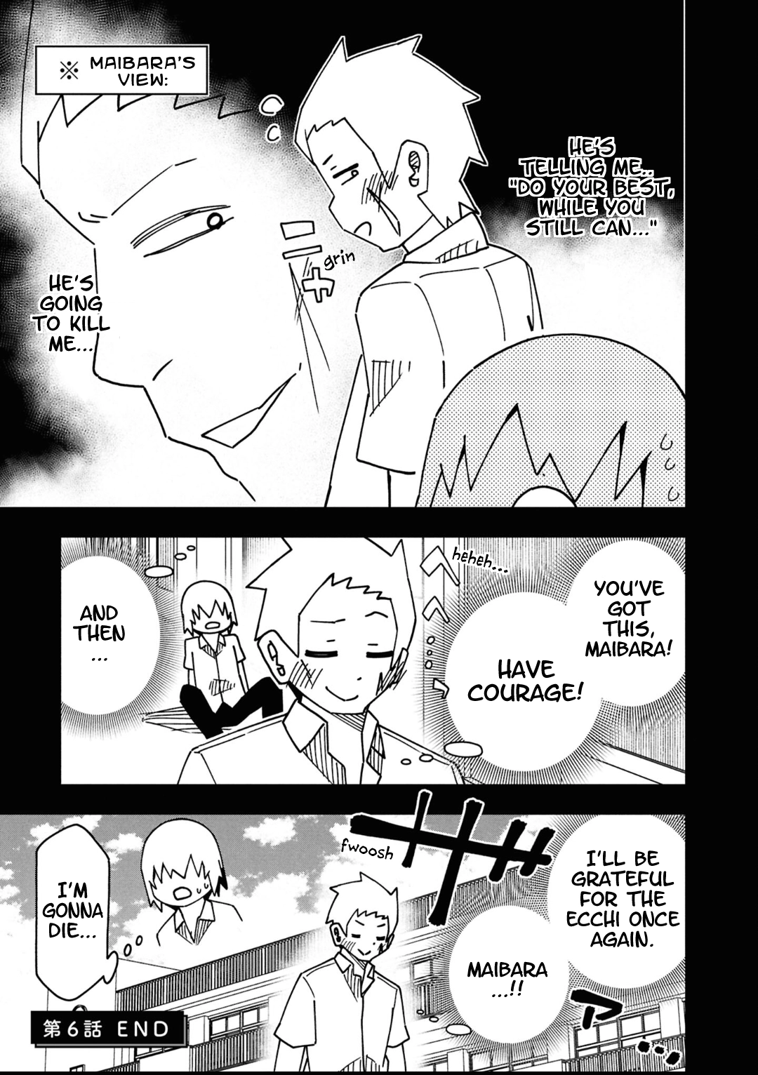 Maibara-kun wa Tsuyotsuyo Gal Kara Hanarerarenai Chapter 6 page 11 - 