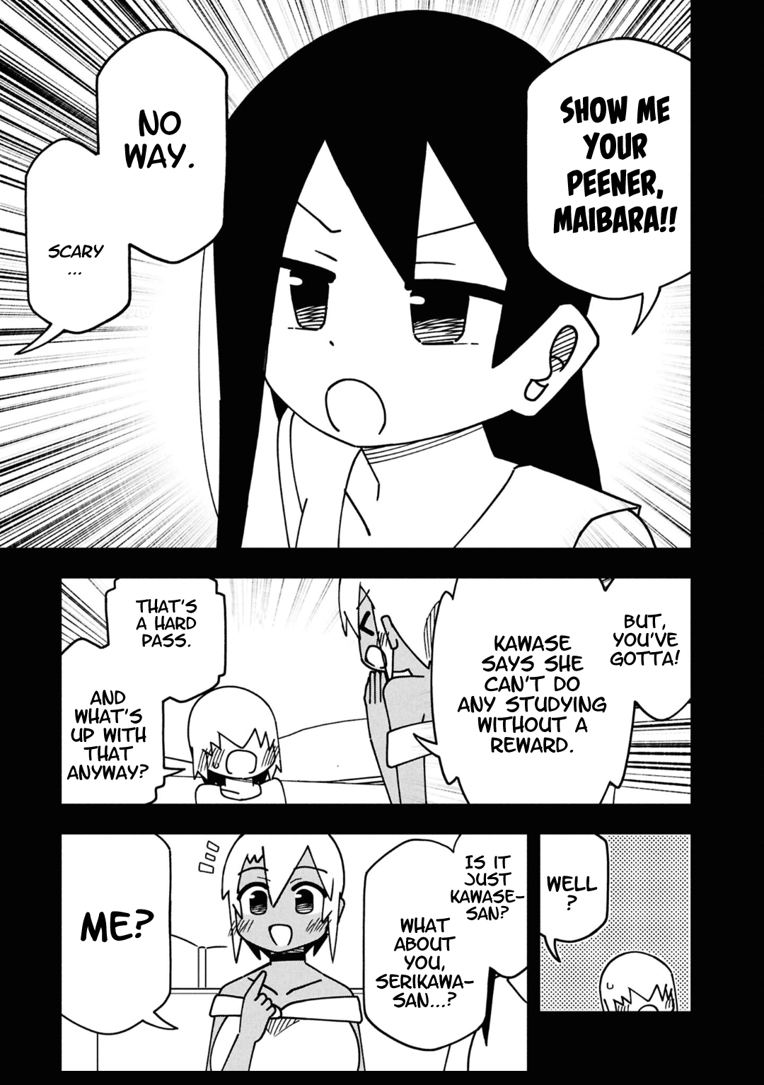 Maibara-kun wa Tsuyotsuyo Gal Kara Hanarerarenai Chapter 8 page 5 - 