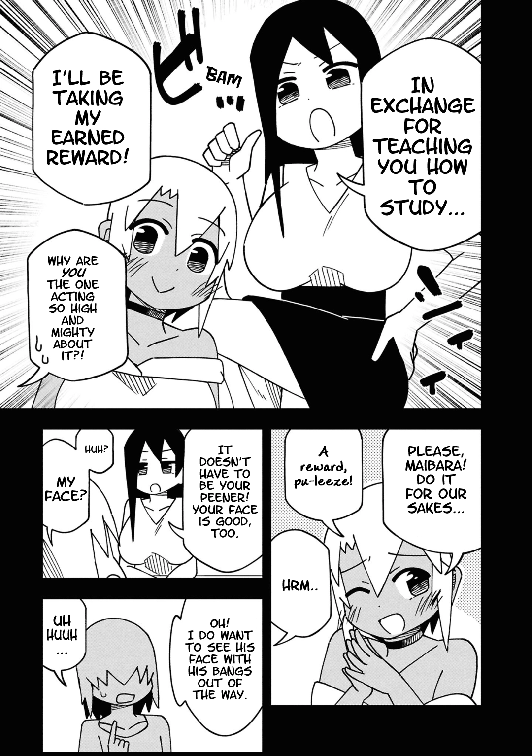 Maibara-kun wa Tsuyotsuyo Gal Kara Hanarerarenai Chapter 8 page 7 - 
