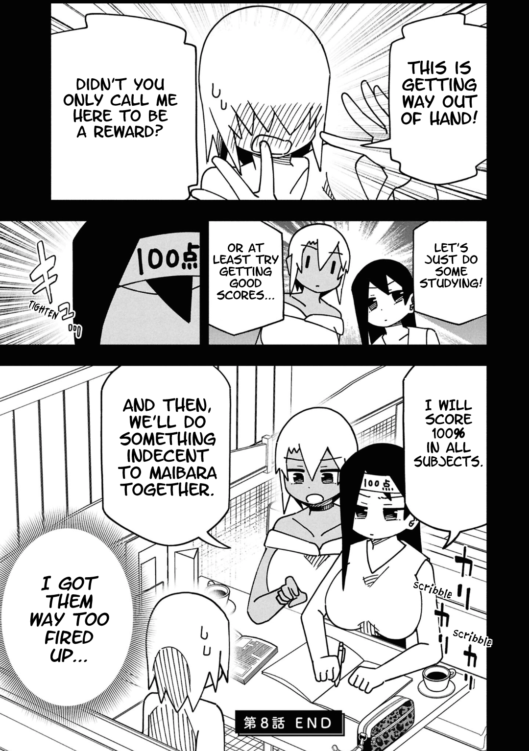 Maibara-kun wa Tsuyotsuyo Gal Kara Hanarerarenai Chapter 8 page 10 - 