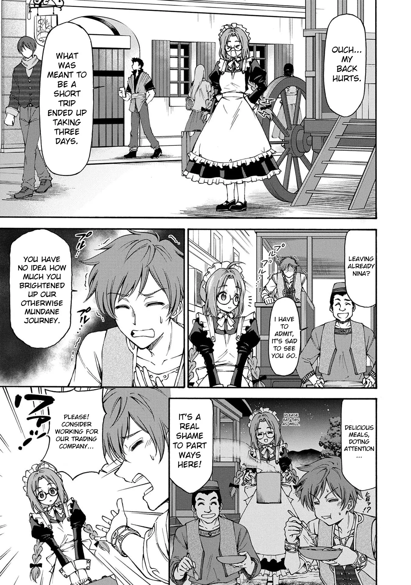 Maid Nara Touzen Desu. ~Nureginu Wo Kiserareta Bannou Maid-San Wa Tabi Ni Deru Koto Ni Shimashita.~ Chapter 1 page 26 - 