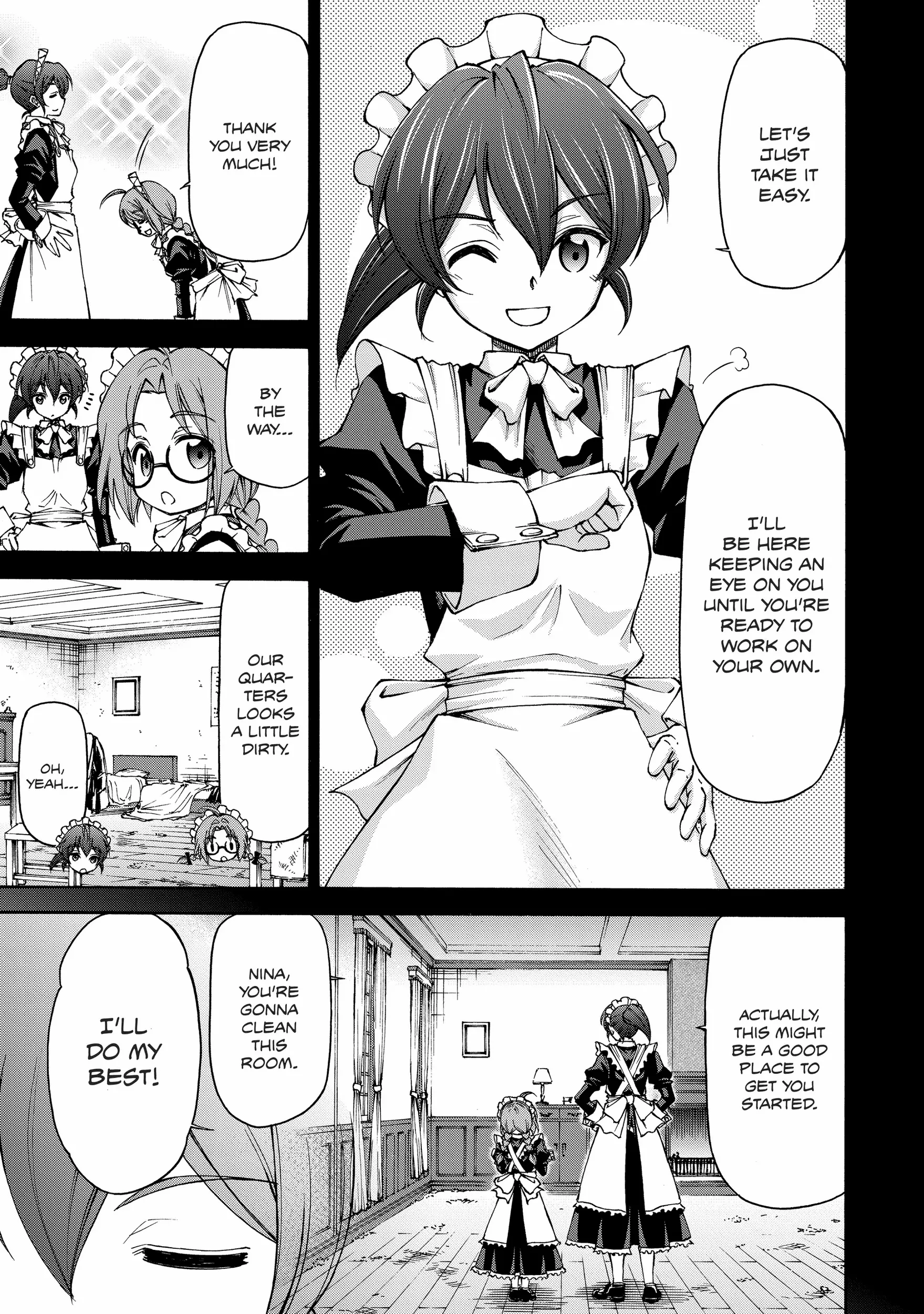 Maid Nara Touzen Desu. ~Nureginu Wo Kiserareta Bannou Maid-San Wa Tabi Ni Deru Koto Ni Shimashita.~ Chapter 11 page 4 - 