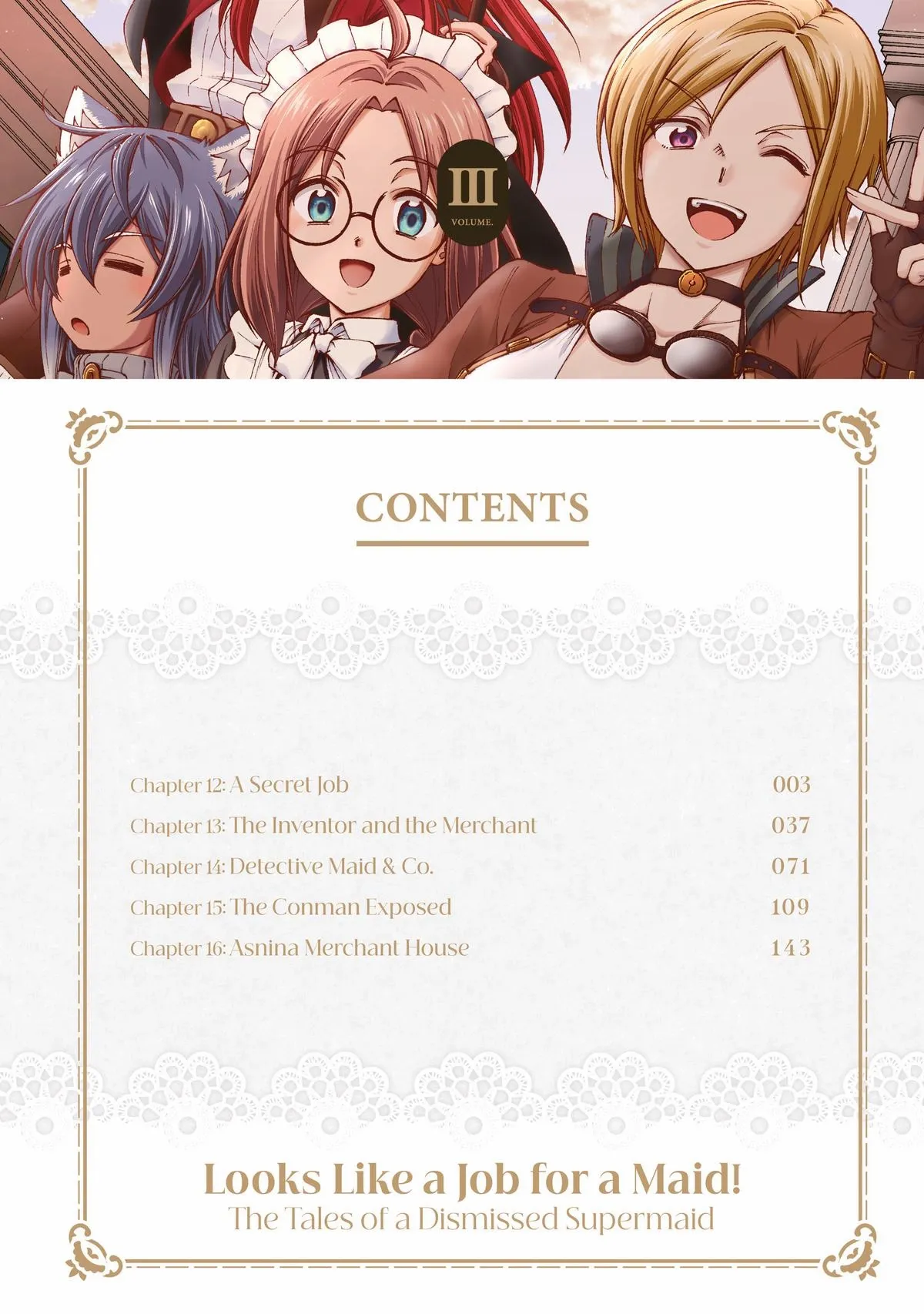Maid Nara Touzen Desu. ~Nureginu Wo Kiserareta Bannou Maid-San Wa Tabi Ni Deru Koto Ni Shimashita.~ Chapter 12 page 3 - 