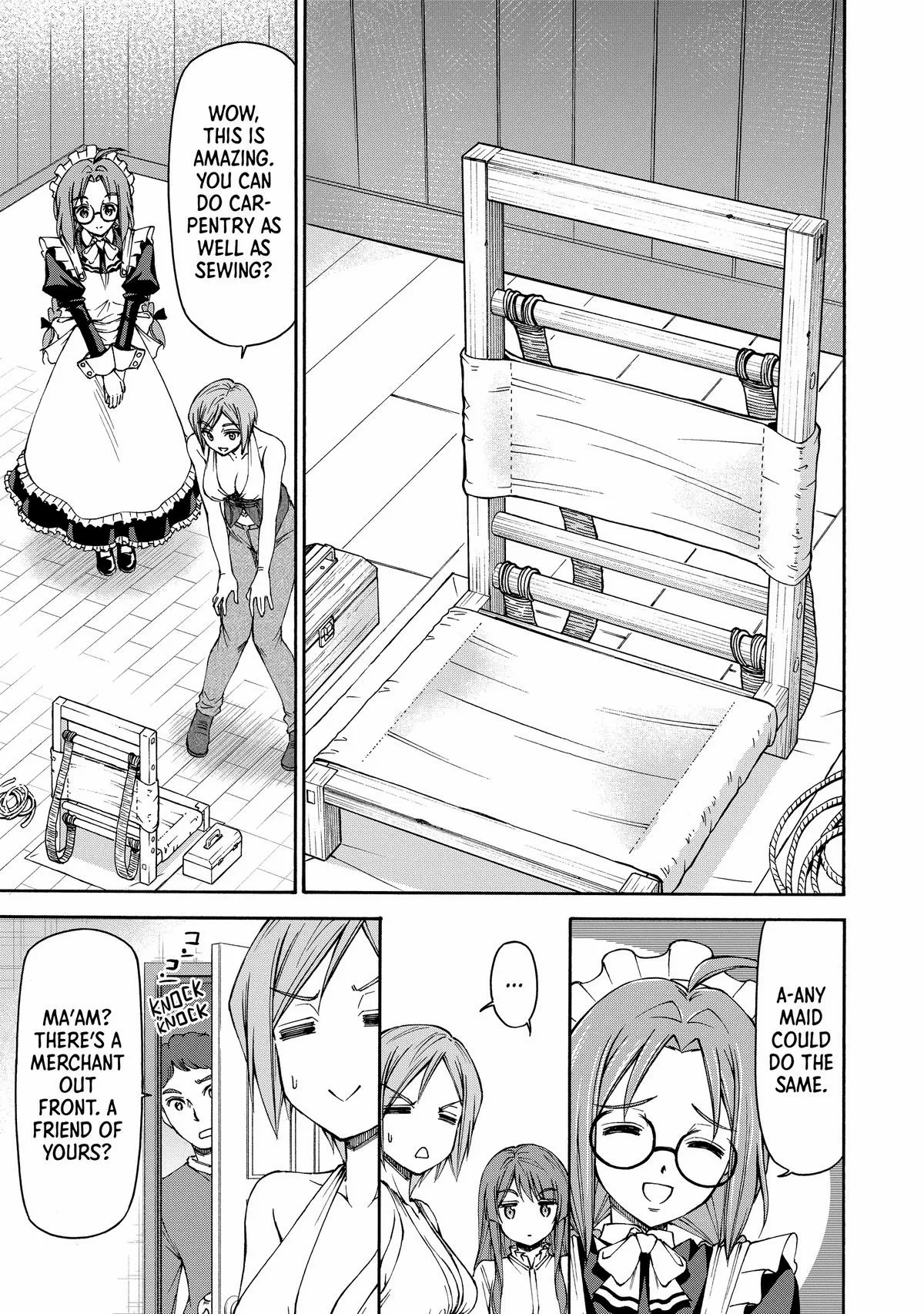 Maid Nara Touzen Desu. ~Nureginu Wo Kiserareta Bannou Maid-San Wa Tabi Ni Deru Koto Ni Shimashita.~ Chapter 13 page 21 - 