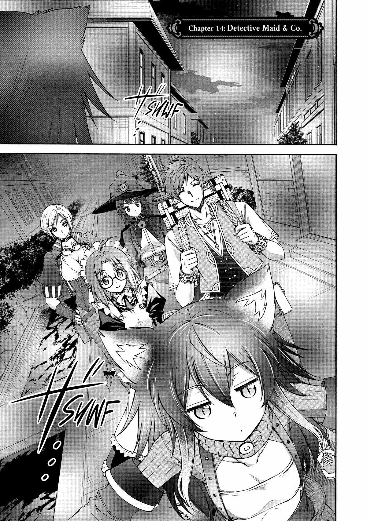 Maid Nara Touzen Desu. ~Nureginu Wo Kiserareta Bannou Maid-San Wa Tabi Ni Deru Koto Ni Shimashita.~ Chapter 14 page 1 - 