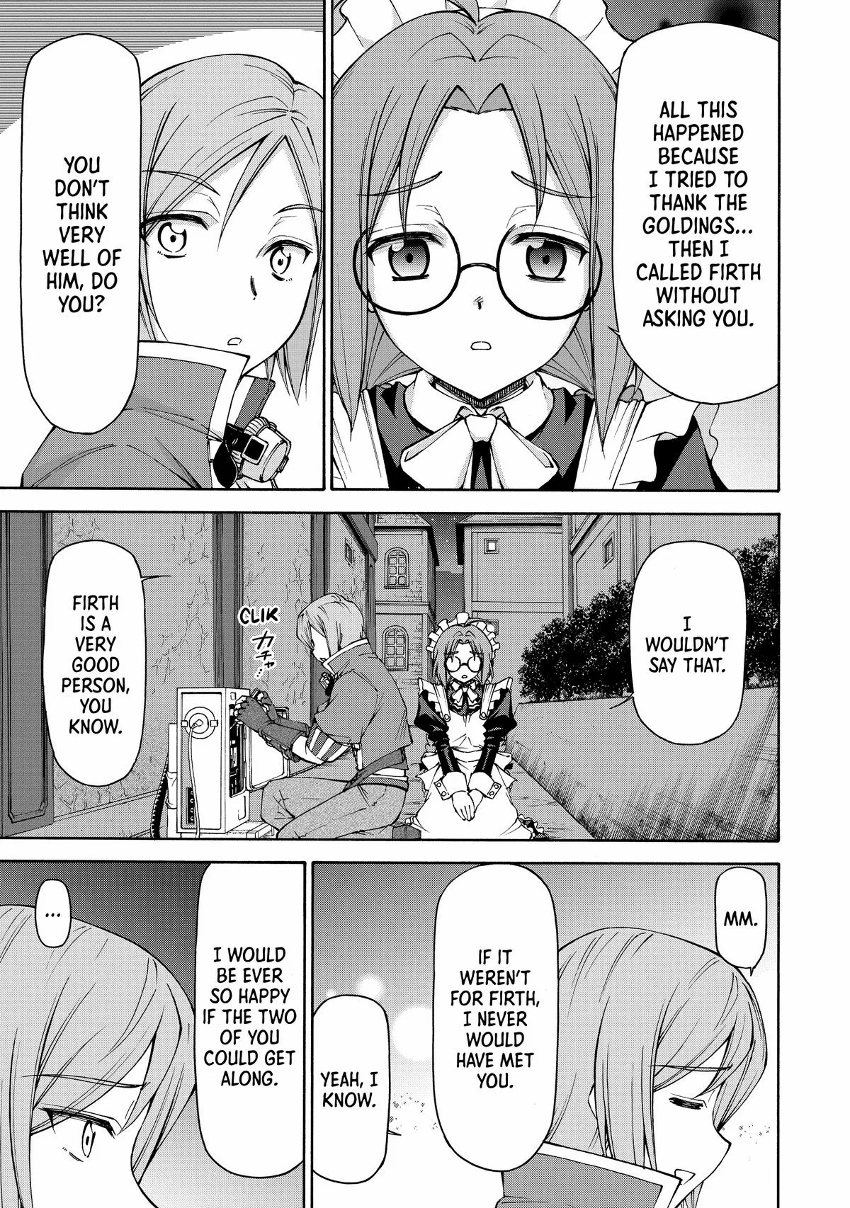 Maid Nara Touzen Desu. ~Nureginu Wo Kiserareta Bannou Maid-San Wa Tabi Ni Deru Koto Ni Shimashita.~ Chapter 14 page 11 - 