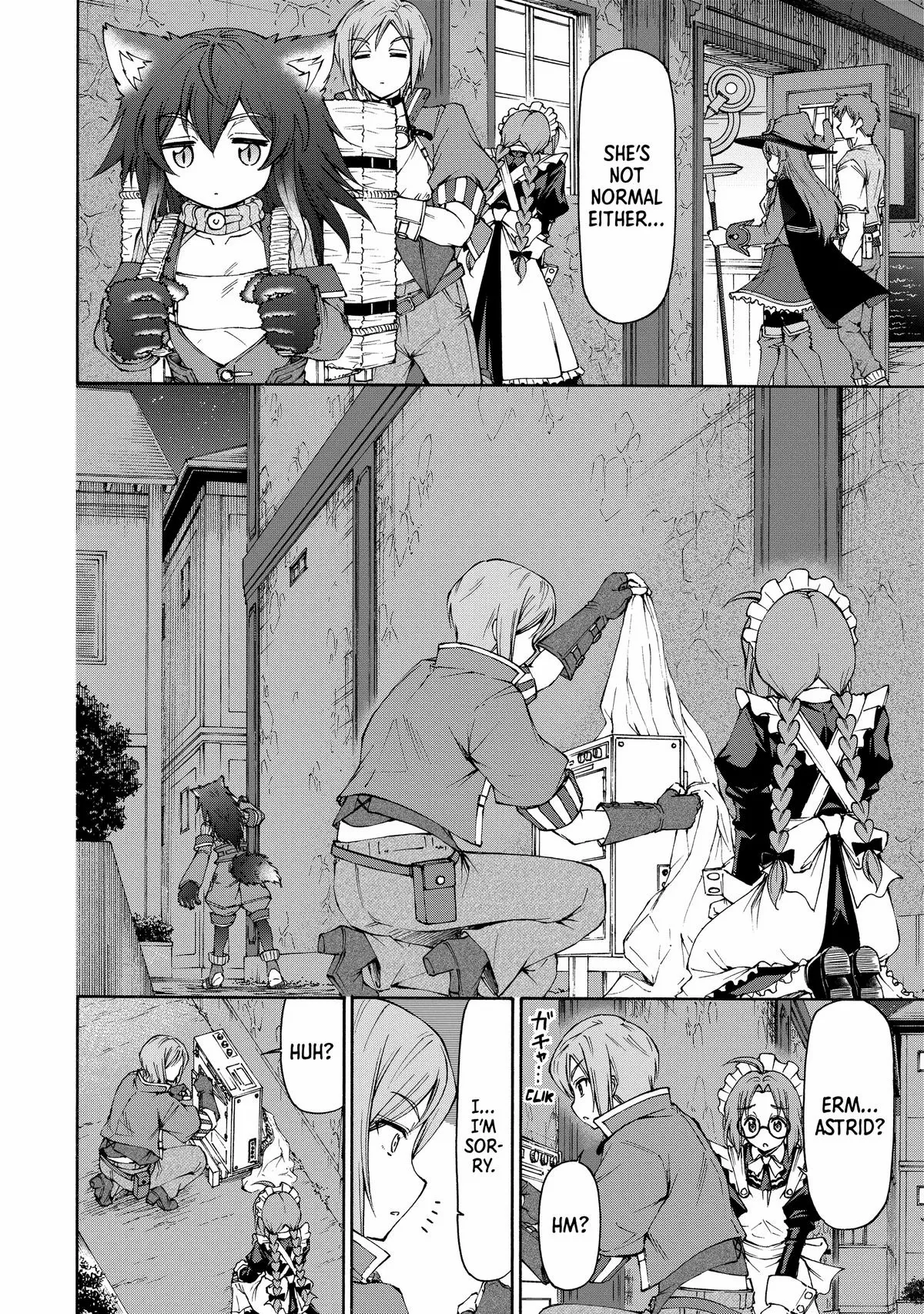 Maid Nara Touzen Desu. ~Nureginu Wo Kiserareta Bannou Maid-San Wa Tabi Ni Deru Koto Ni Shimashita.~ Chapter 14 page 10 - 