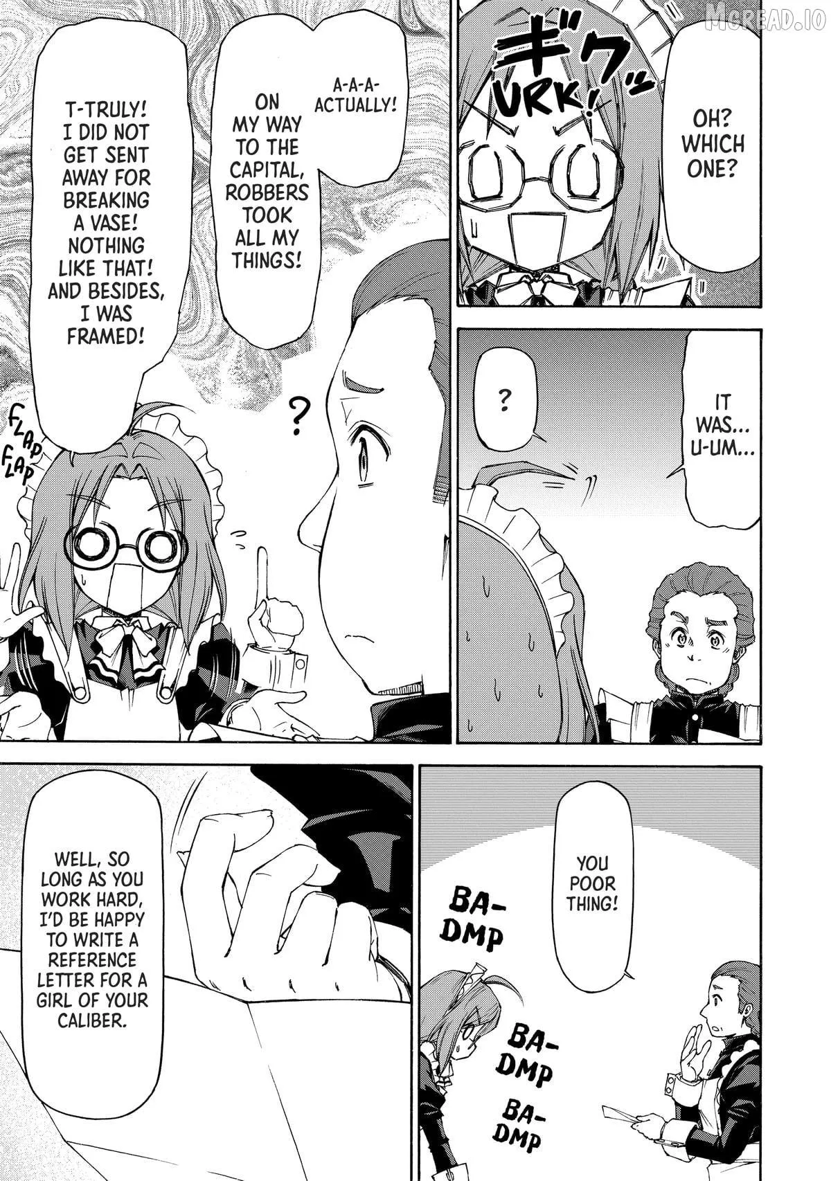 Maid Nara Touzen Desu. ~Nureginu Wo Kiserareta Bannou Maid-San Wa Tabi Ni Deru Koto Ni Shimashita.~ Chapter 17 page 17 - 