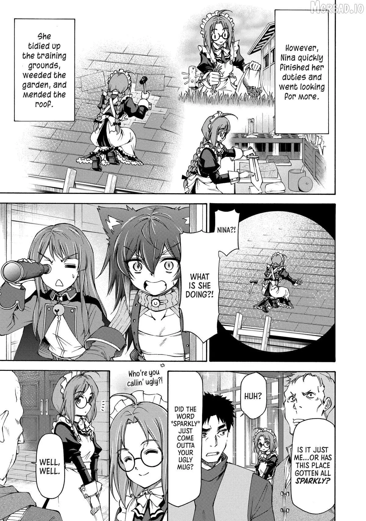 Maid Nara Touzen Desu. ~Nureginu Wo Kiserareta Bannou Maid-San Wa Tabi Ni Deru Koto Ni Shimashita.~ Chapter 17 page 31 - 
