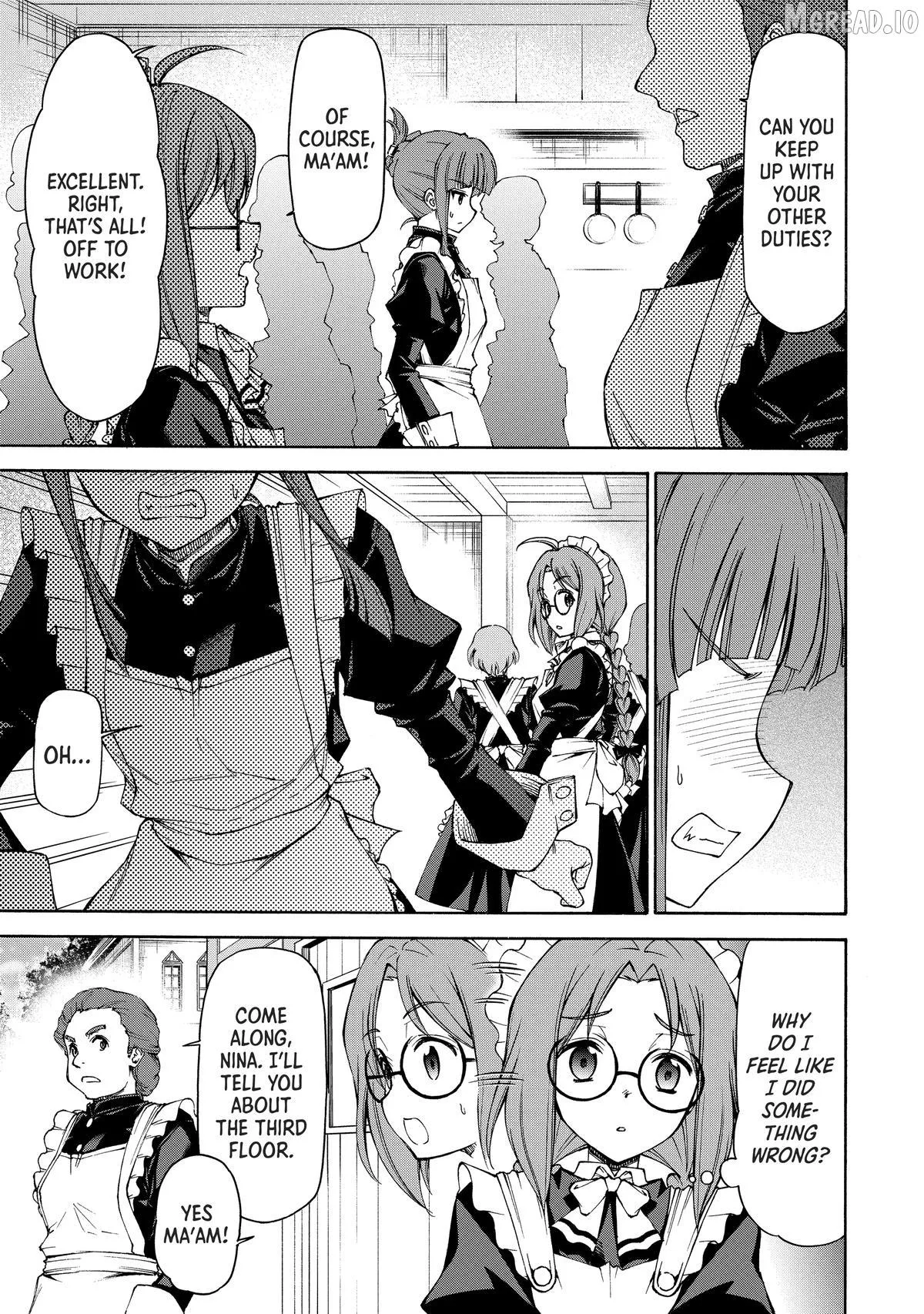 Maid Nara Touzen Desu. ~Nureginu Wo Kiserareta Bannou Maid-San Wa Tabi Ni Deru Koto Ni Shimashita.~ Chapter 18 page 11 - 