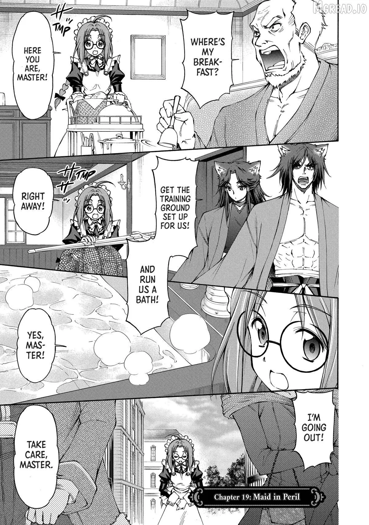 Maid Nara Touzen Desu. ~Nureginu Wo Kiserareta Bannou Maid-San Wa Tabi Ni Deru Koto Ni Shimashita.~ Chapter 19 page 1 - 