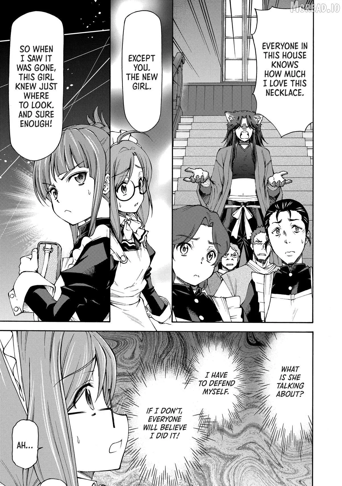 Maid Nara Touzen Desu. ~Nureginu Wo Kiserareta Bannou Maid-San Wa Tabi Ni Deru Koto Ni Shimashita.~ Chapter 19 page 17 - 
