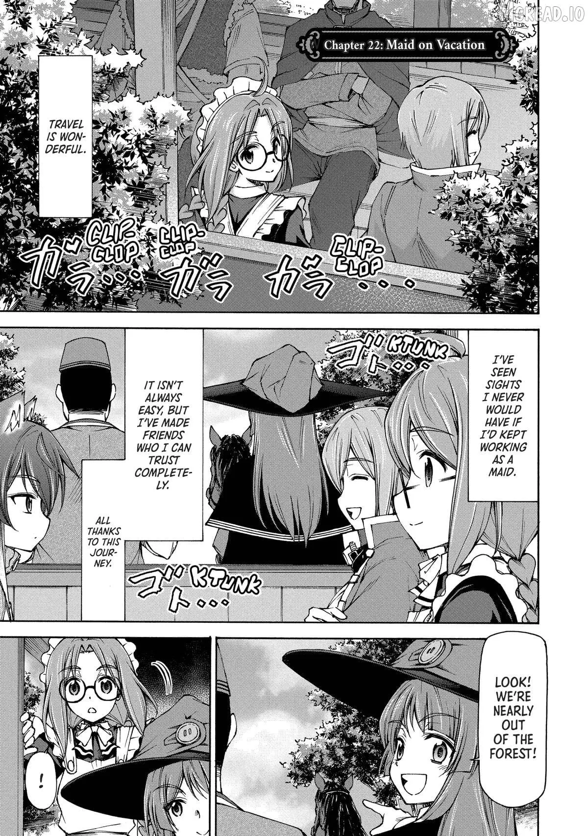 Maid Nara Touzen Desu. ~Nureginu Wo Kiserareta Bannou Maid-San Wa Tabi Ni Deru Koto Ni Shimashita.~ Chapter 22 page 1 - 