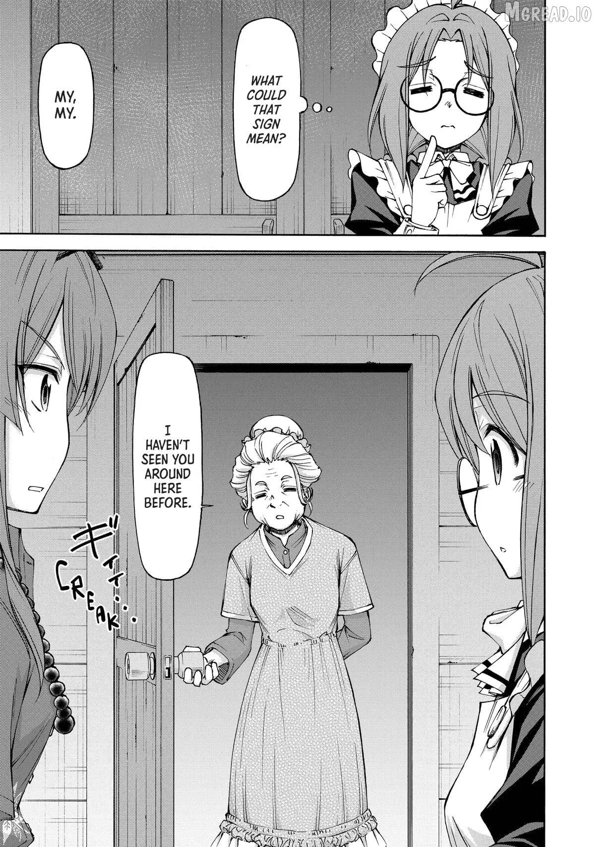 Maid Nara Touzen Desu. ~Nureginu Wo Kiserareta Bannou Maid-San Wa Tabi Ni Deru Koto Ni Shimashita.~ Chapter 22 page 32 - 