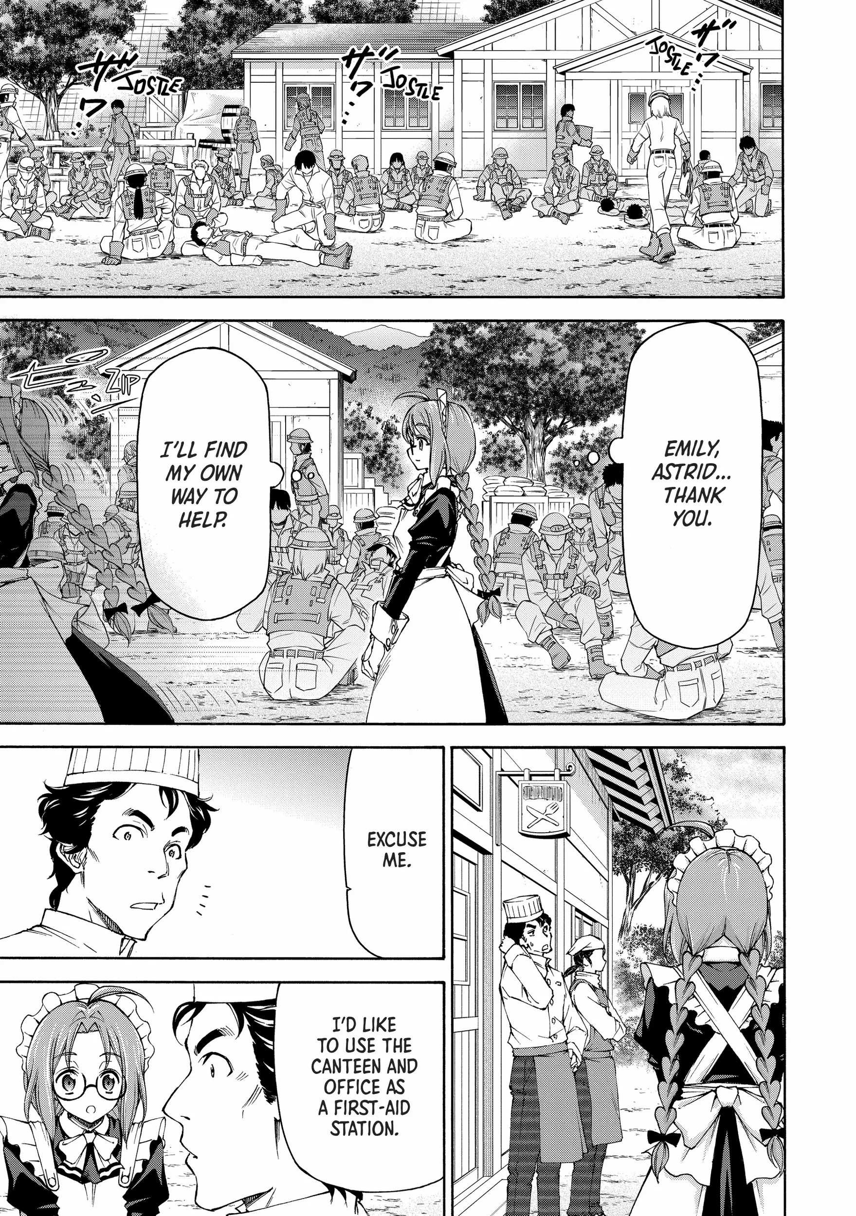 Maid Nara Touzen Desu. ~Nureginu Wo Kiserareta Bannou Maid-San Wa Tabi Ni Deru Koto Ni Shimashita.~ Chapter 8 page 13 - 
