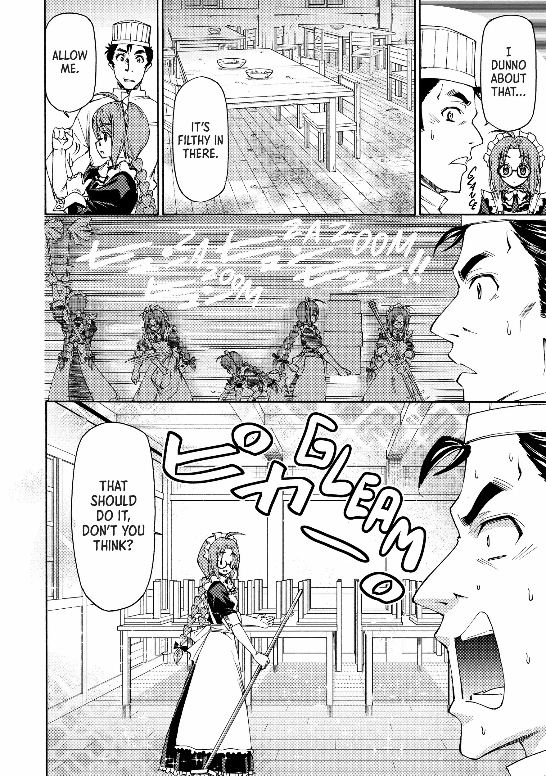 Maid Nara Touzen Desu. ~Nureginu Wo Kiserareta Bannou Maid-San Wa Tabi Ni Deru Koto Ni Shimashita.~ Chapter 8 page 14 - 