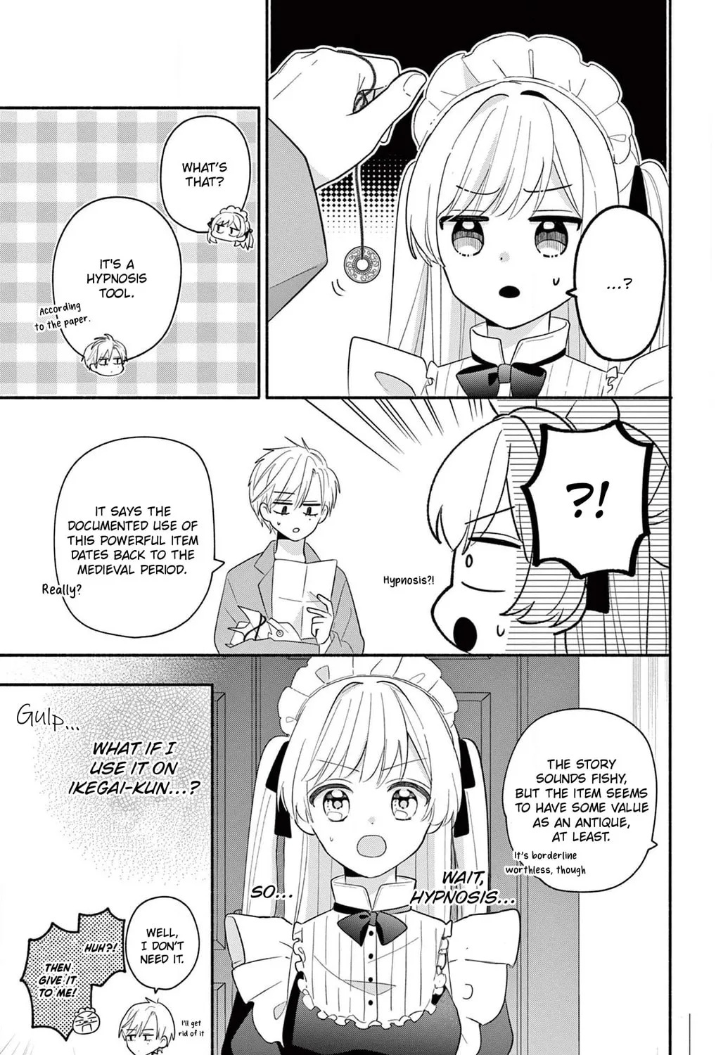 Maid wa Koisuru Hachiya-kun Chapter 17.1 page 9 - 