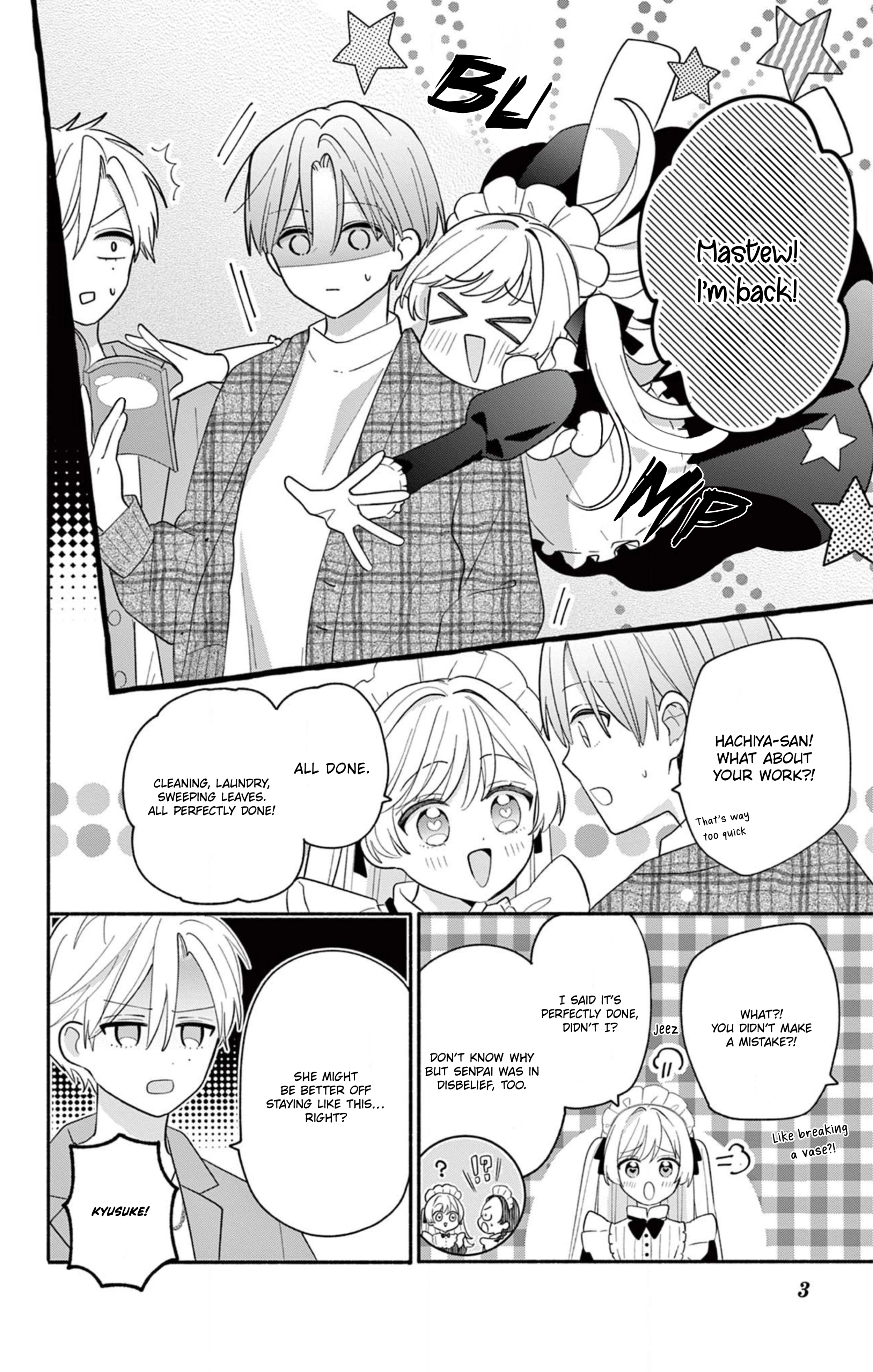 Maid wa Koisuru Hachiya-kun Chapter 3.2 page 3 - 