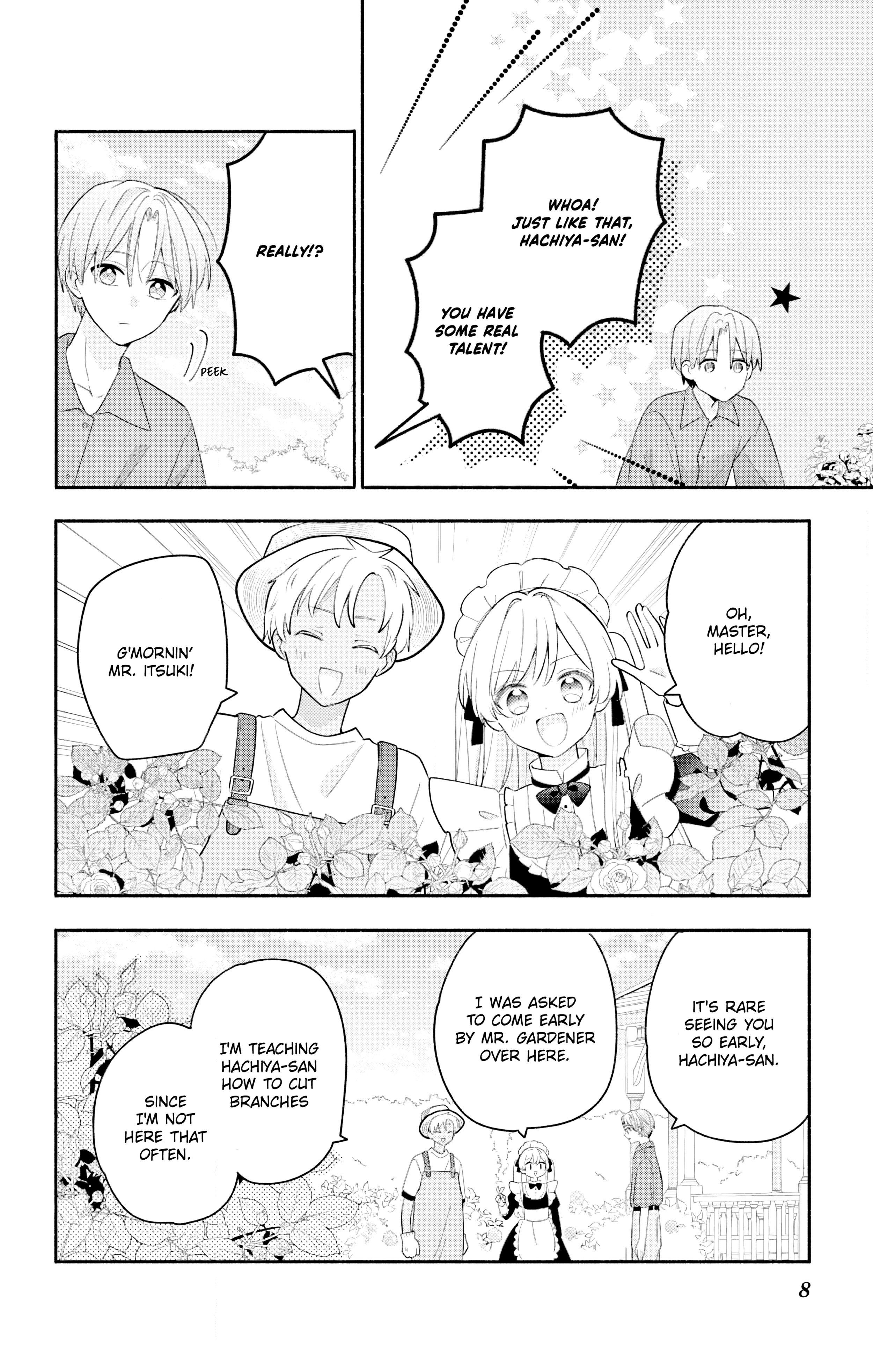 Maid wa Koisuru Hachiya-kun Chapter 3.5 page 8 - 