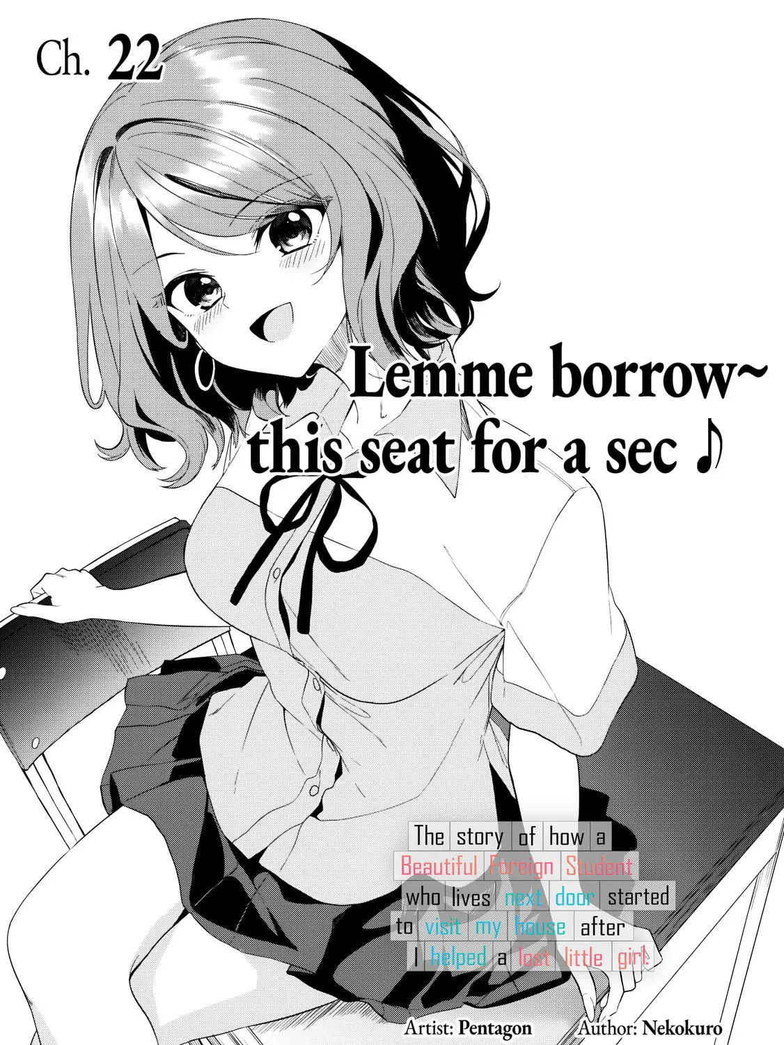 Maigo ni Natte Ita Youjou wo Tasuketara, Otonari ni Sumu Bishoujou Ryuugakusei ga Ie ni Asobi ni Kuru You ni Natta Ken ni Tsuite Chapter 22 page 1 - 