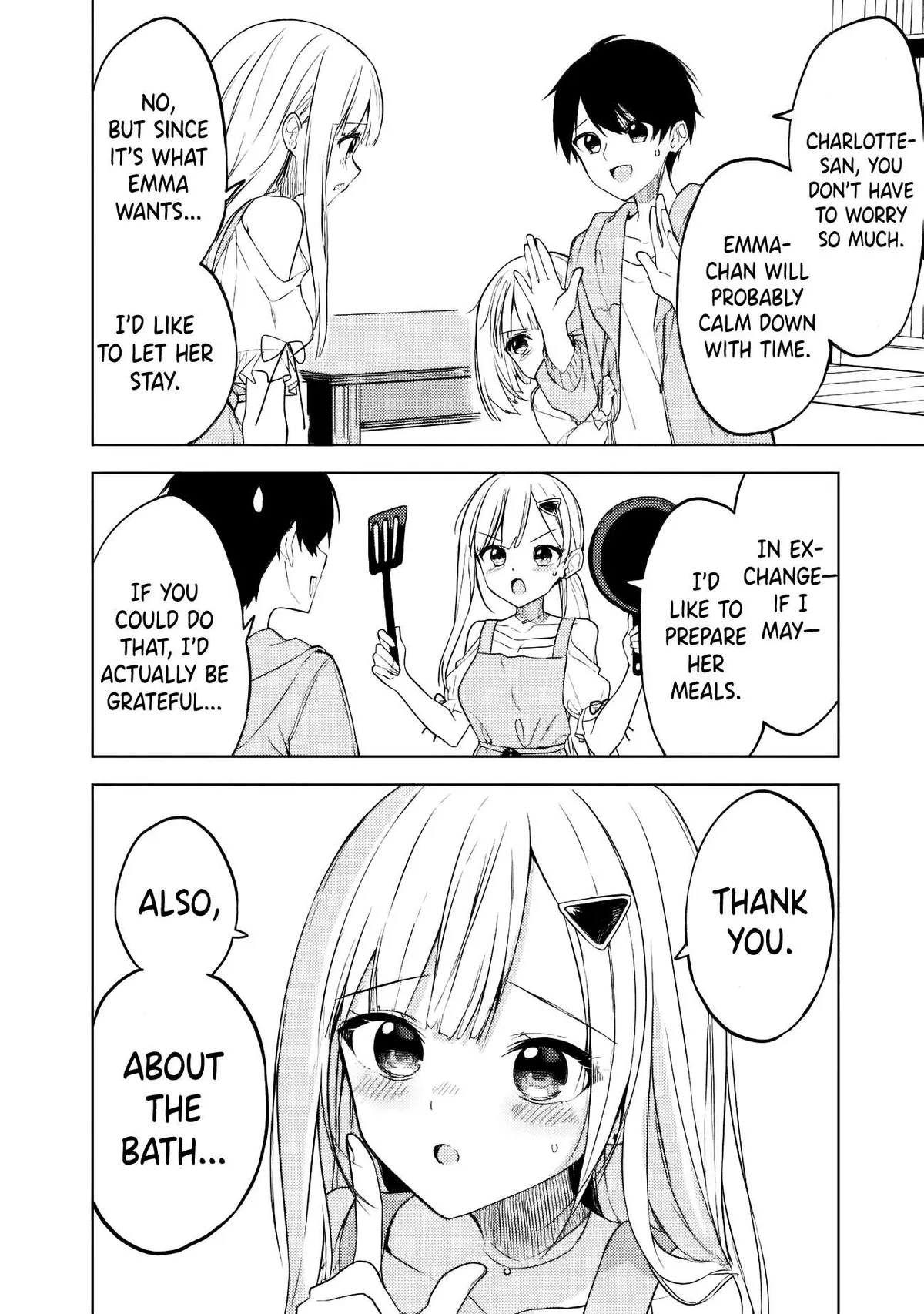 Maigo ni Natteita Youjo wo Tasuketara, Otonari ni Sumu Bishoujo Ryuugakusei ga Ie ni Asobi ni Kuru you ni Natta Ken ni Tsuite Chapter 12 page 14 - 