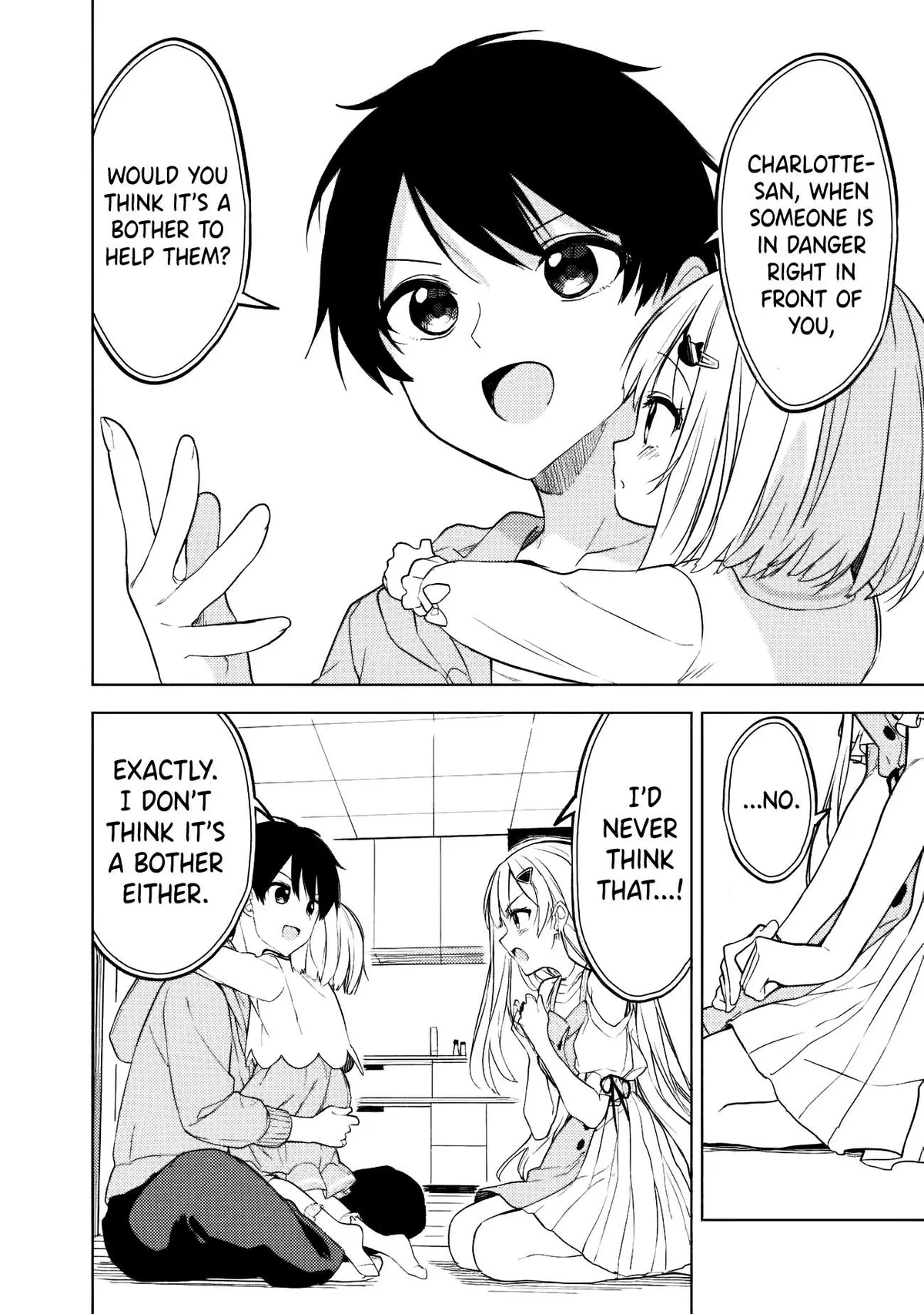 Maigo ni Natteita Youjo wo Tasuketara, Otonari ni Sumu Bishoujo Ryuugakusei ga Ie ni Asobi ni Kuru you ni Natta Ken ni Tsuite Chapter 12 page 4 - 