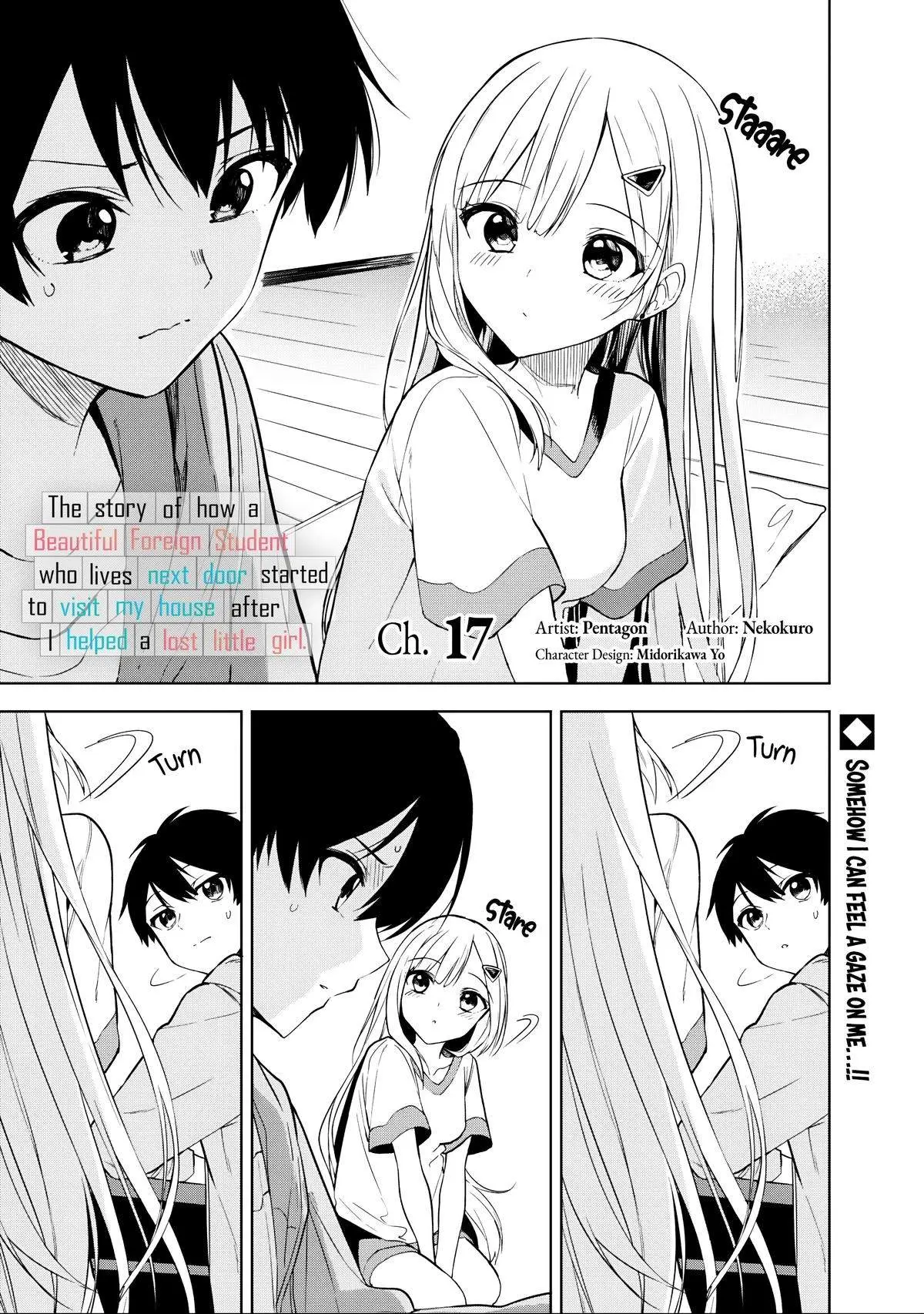 Maigo ni Natteita Youjo wo Tasuketara, Otonari ni Sumu Bishoujo Ryuugakusei ga Ie ni Asobi ni Kuru you ni Natta Ken ni Tsuite Chapter 17 page 1 - 