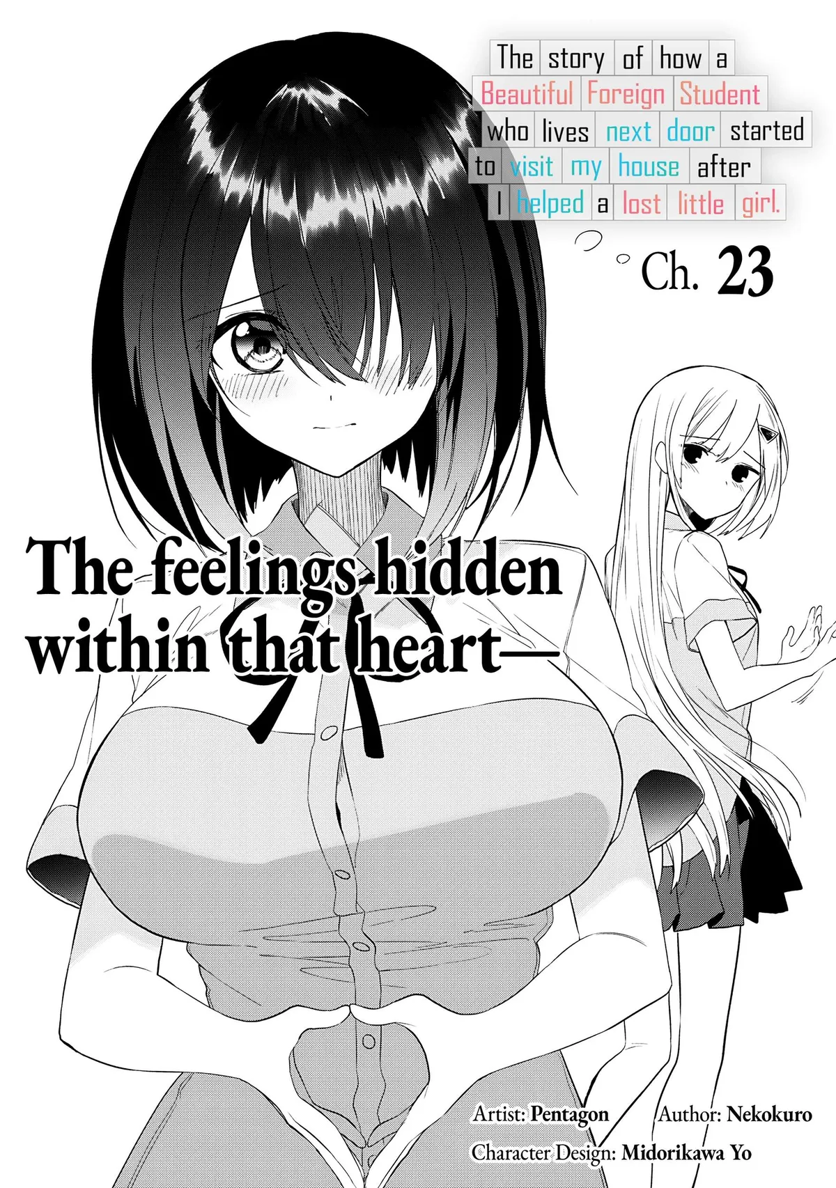 Maigo ni Natteita Youjo wo Tasuketara, Otonari ni Sumu Bishoujo Ryuugakusei ga Ie ni Asobi ni Kuru you ni Natta Ken ni Tsuite Chapter 23 page 1 - 