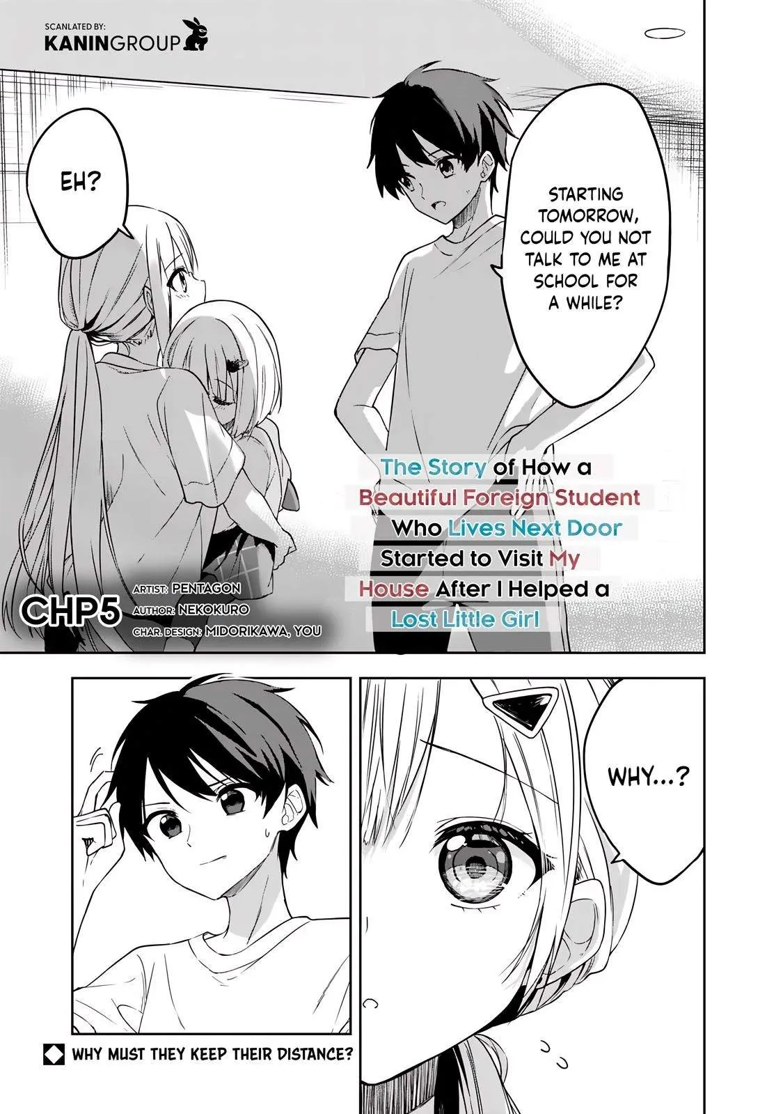 Maigo ni Natteita Youjo wo Tasuketara, Otonari ni Sumu Bishoujo Ryuugakusei ga Ie ni Asobi ni Kuru you ni Natta Ken ni Tsuite Chapter 5 page 3 - 