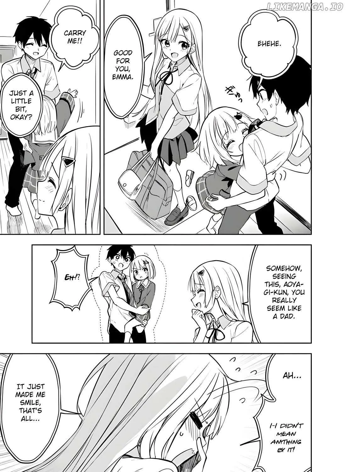 Maigo ni Natteita Youjo wo Tasuketara, Otonari ni Sumu Bishoujo Ryuugakusei ga Ie ni Asobi ni Kuru You ni Natta Ken Nitsuite Chapter 15 page 19 - 
