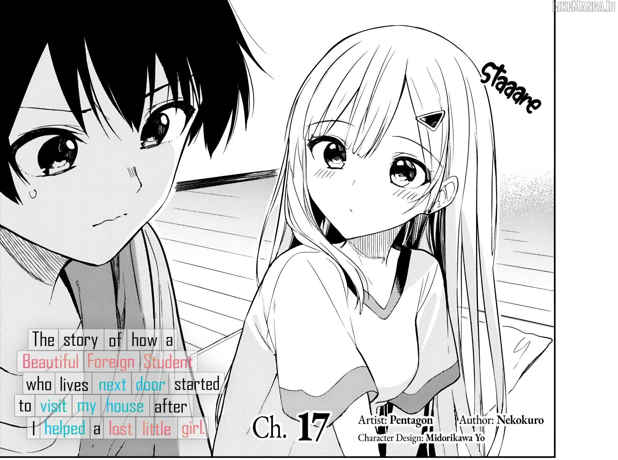 Maigo ni Natteita Youjo wo Tasuketara, Otonari ni Sumu Bishoujo Ryuugakusei ga Ie ni Asobi ni Kuru You ni Natta Ken Nitsuite Chapter 17 page 1 - 