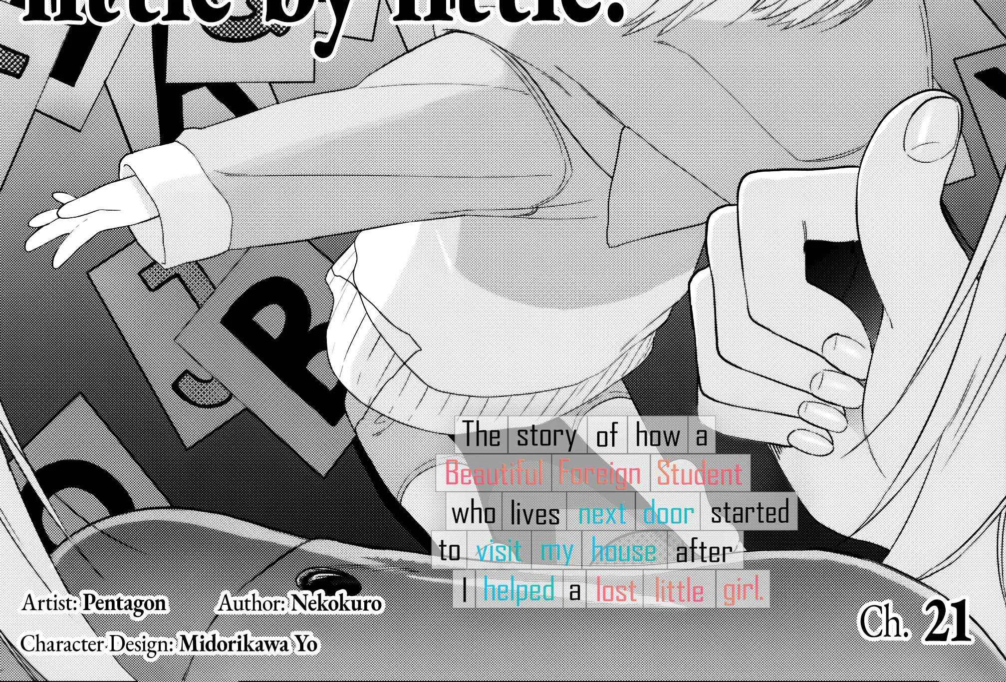 Maigo ni Natteita Youjo wo Tasuketara, Otonari ni Sumu Bishoujo Ryuugakusei ga Ie ni Asobi ni Kuru You ni Natta Ken Nitsuite Chapter 21 page 2 - 