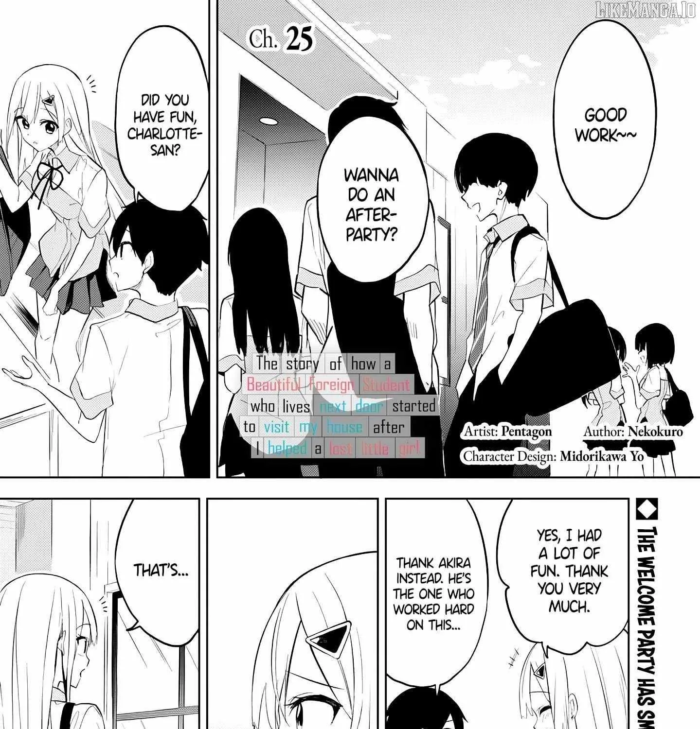Maigo ni Natteita Youjo wo Tasuketara, Otonari ni Sumu Bishoujo Ryuugakusei ga Ie ni Asobi ni Kuru You ni Natta Ken Nitsuite Chapter 25 page 2 - 