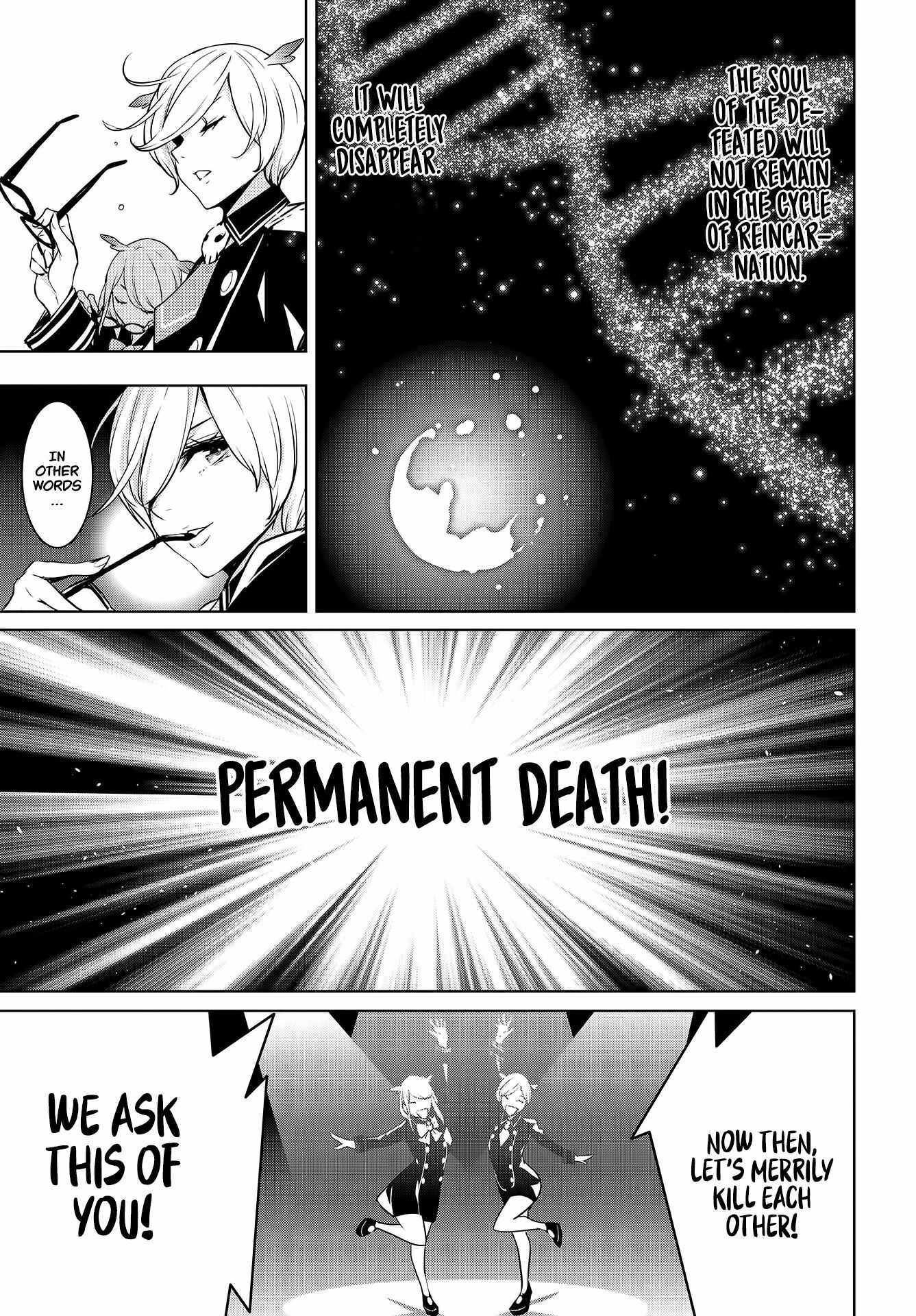 Majo Taisen: 32-nin no Isai no Majo wa Koroshiau Chapter 1 page 36 - 