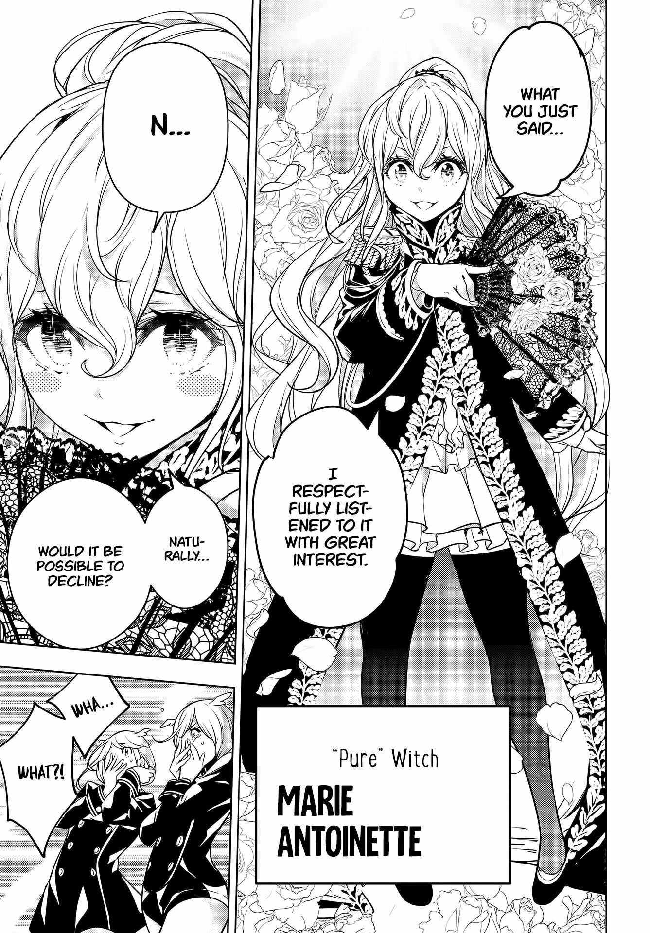 Majo Taisen: 32-nin no Isai no Majo wa Koroshiau Chapter 1 page 38 - 