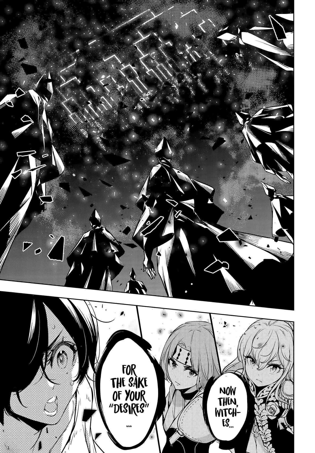 Majo Taisen: 32-nin no Isai no Majo wa Koroshiau Chapter 1 page 56 - 